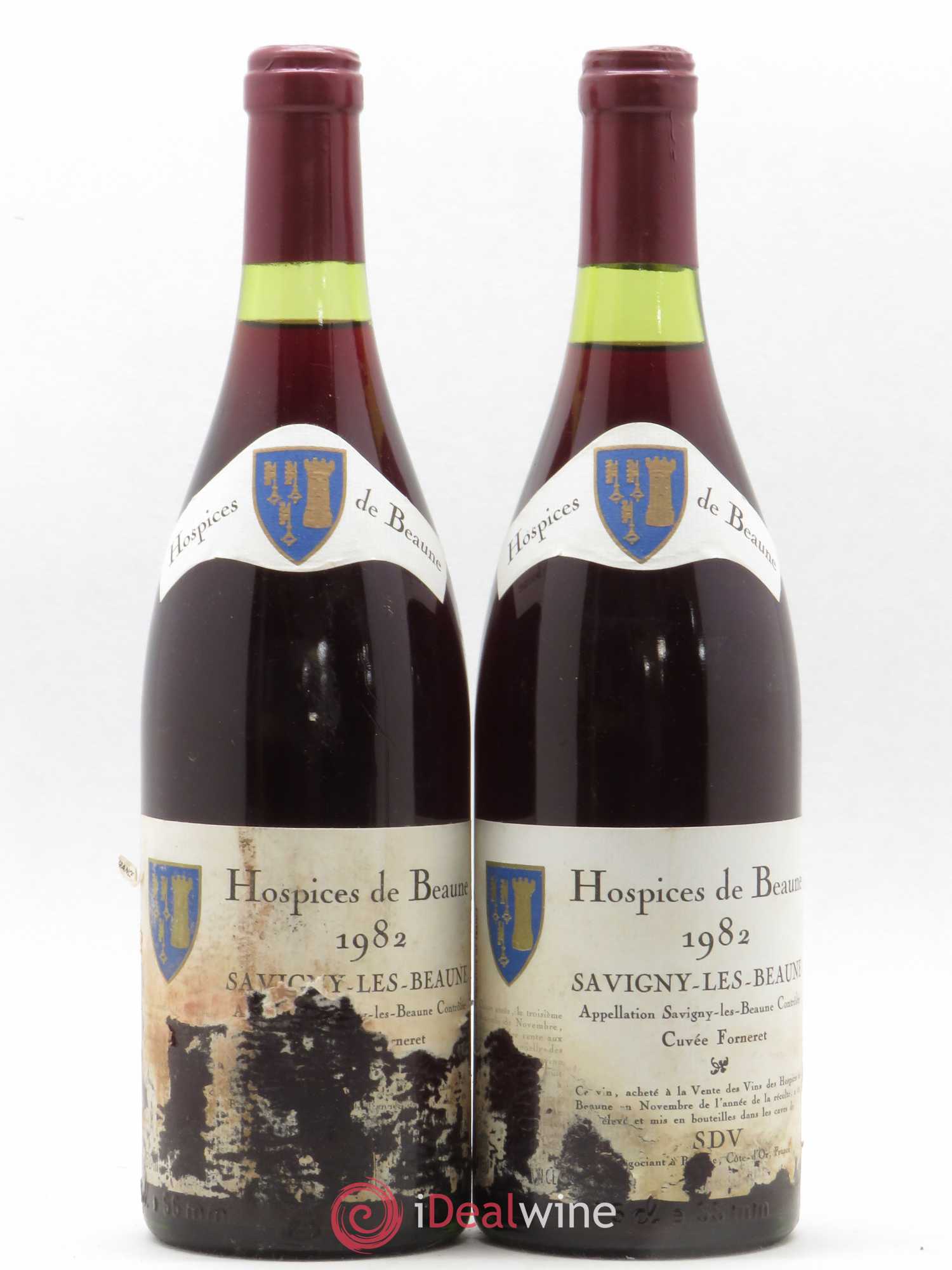 Savigny-lès-Beaune Cuvée Forneret Hospices De Beaune 1982 - Posten von 2 Flaschen - 0