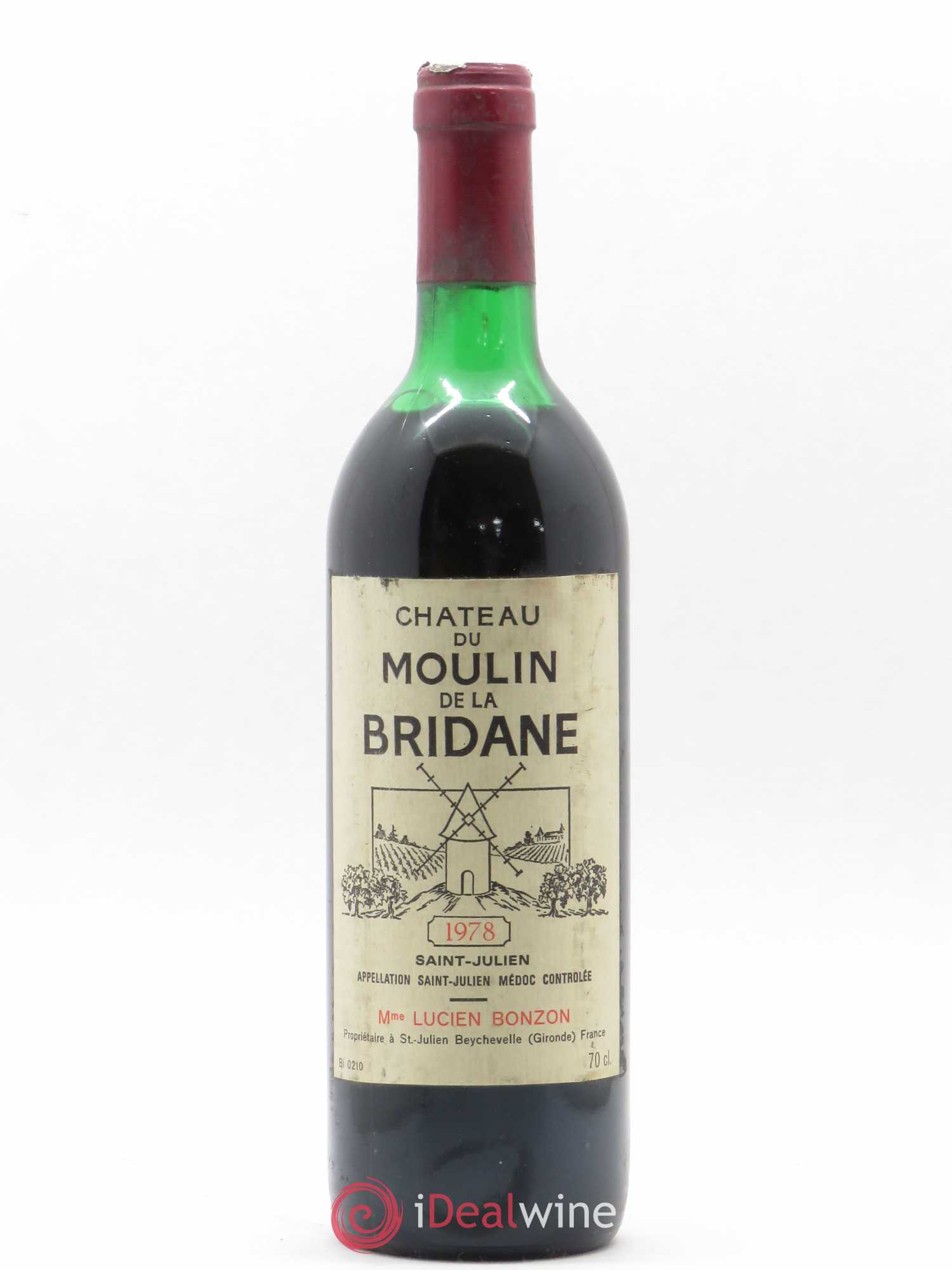 Saint-Julien Château Moulin de la Bridane 1978 - Posten von 1 Flasche - 0