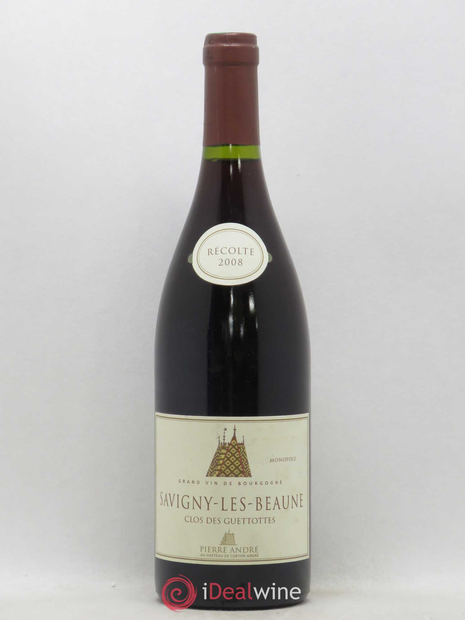 Savigny-lès-Beaune Clos des Guettottes Pierre André (sans prix de réserve) 2008 - Posten von 1 Flasche - 0