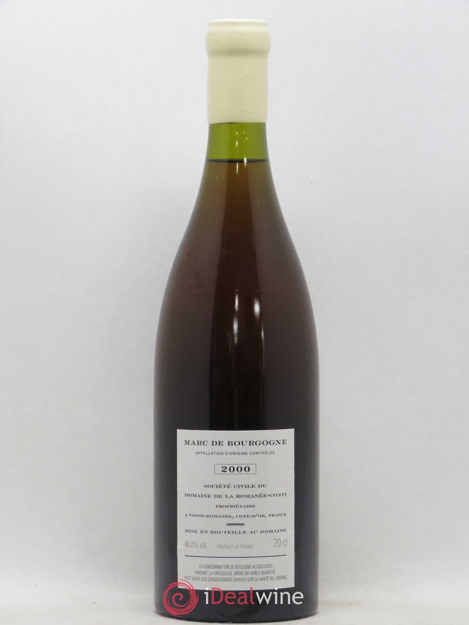 Marc de Bourgogne Domaine de la Romanée-Conti 2000 - Posten von 1 Flasche - 1