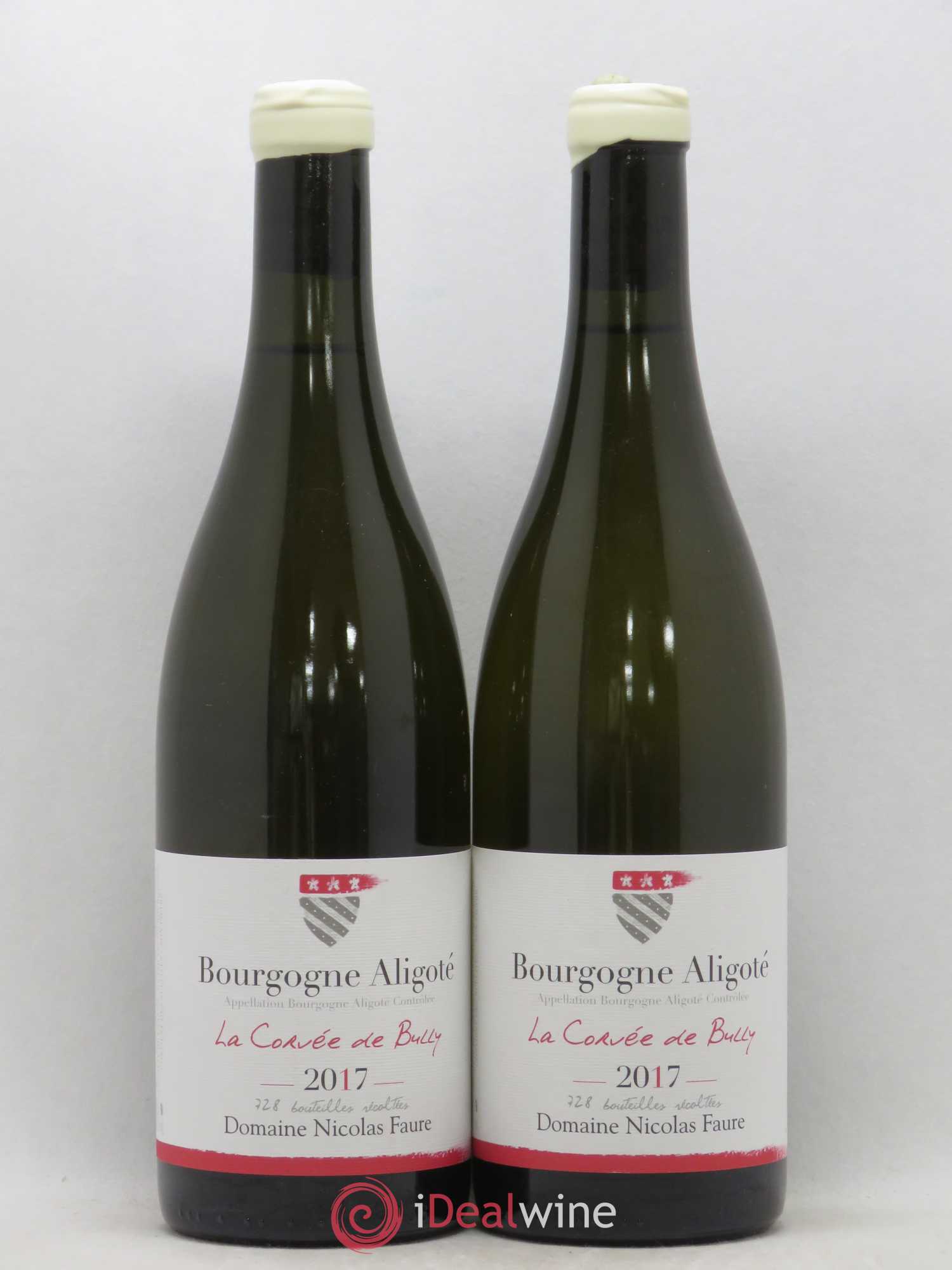 Bourgogne Aligoté La Corvée De Bully Dommaine Nicolas Faure 2017 - Posten von 2 Flaschen - 0