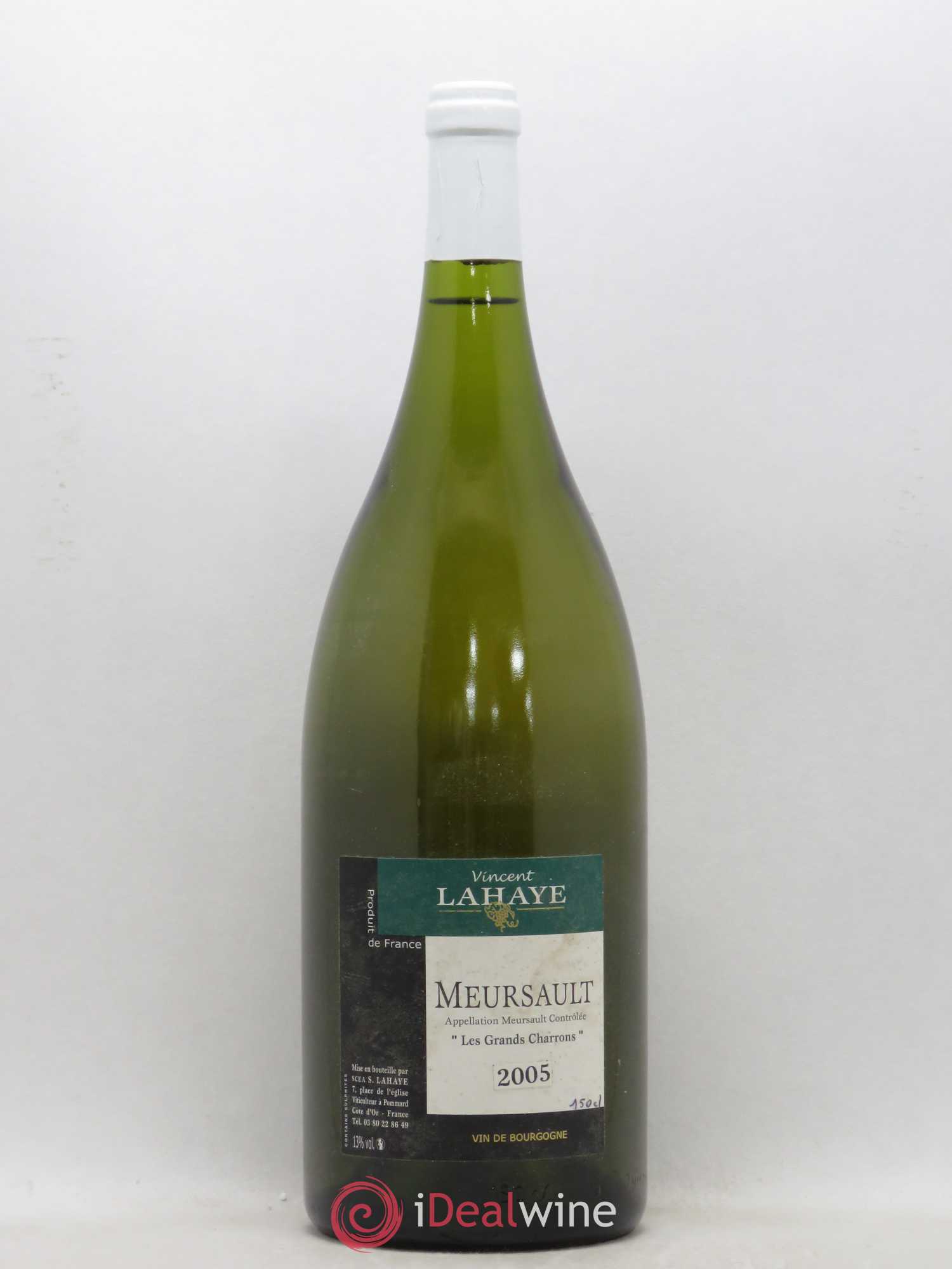 Meursault Les Grands Charrons Vincent Lahaye (sans prix de réserve) 2005 - Posten von 1 Magnum - 0