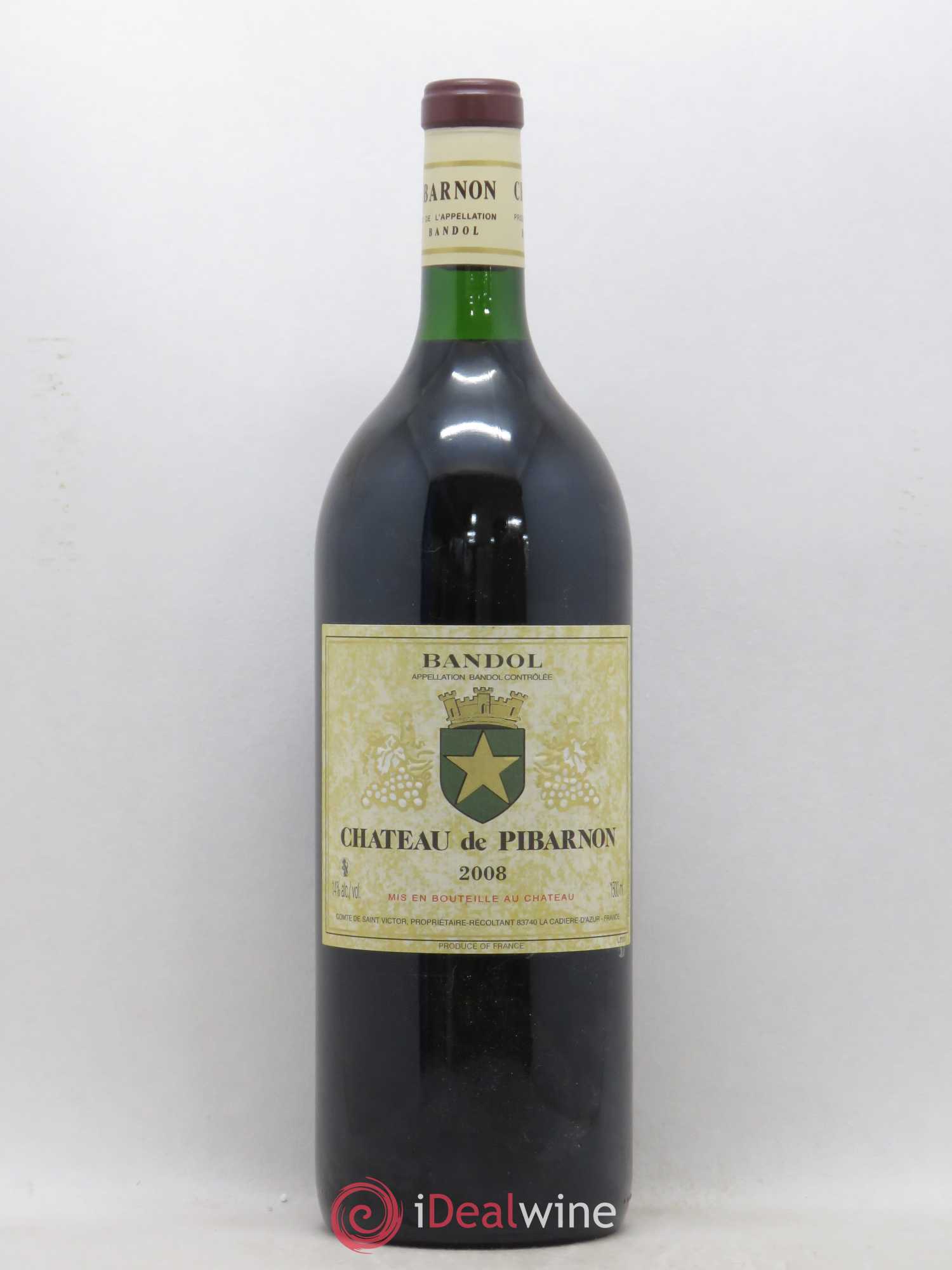 Bandol Château de Pibarnon Comte de Saint-Victor 2008 - Lot de 1 magnum - 0