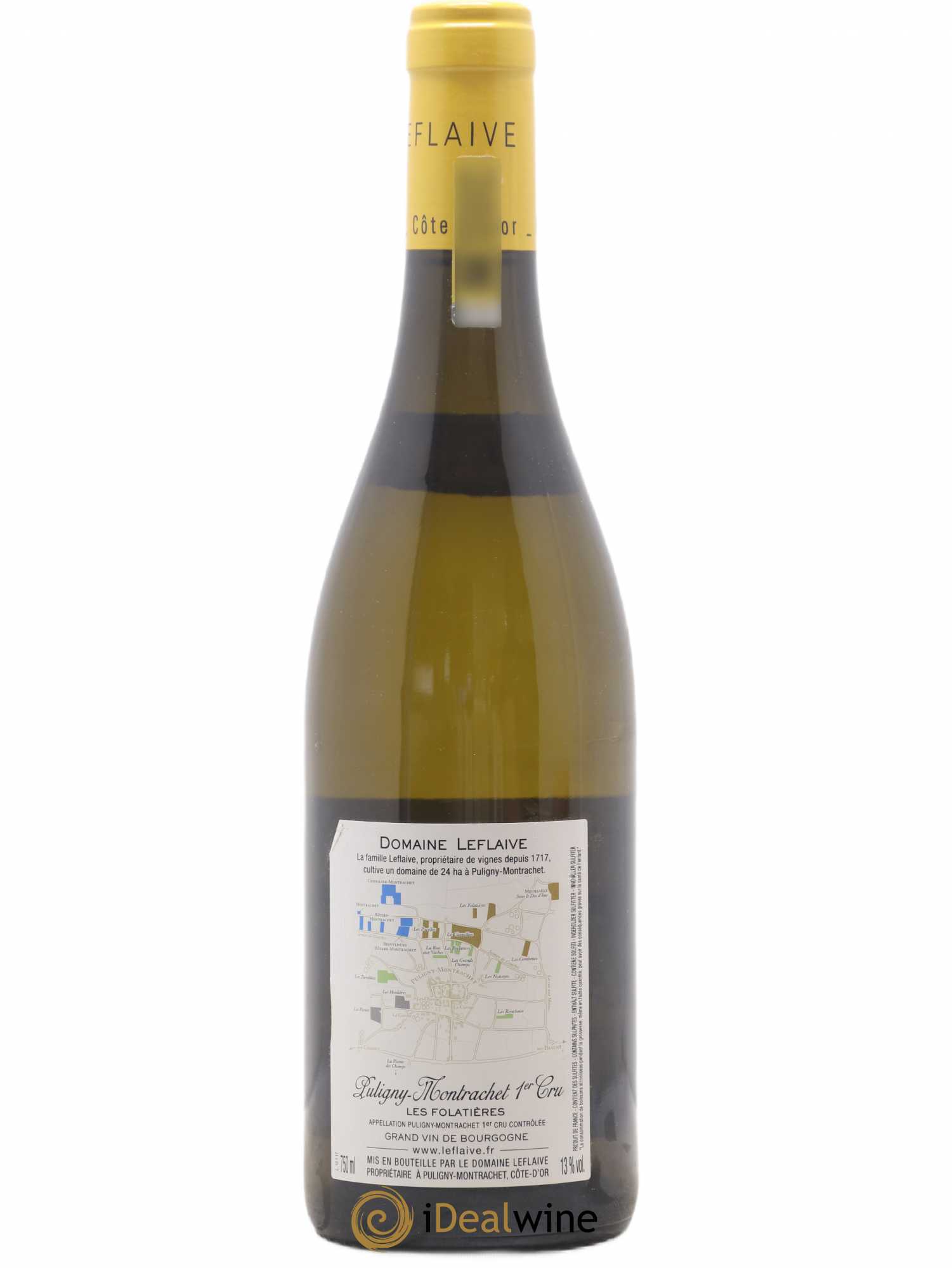 Puligny-Montrachet 1er Cru Les Folatières Leflaive (Domaine) 2017 - Lot de 1 bouteille - 1