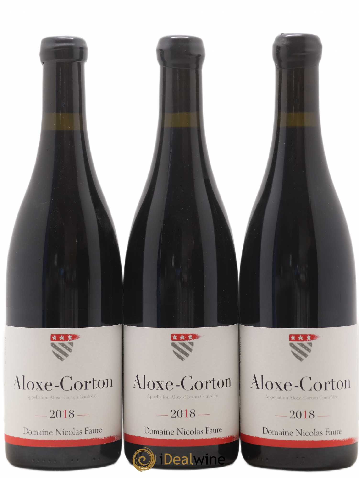 Aloxe-Corton Nicolas Faure 2018 - Lot de 3 bouteilles - 0