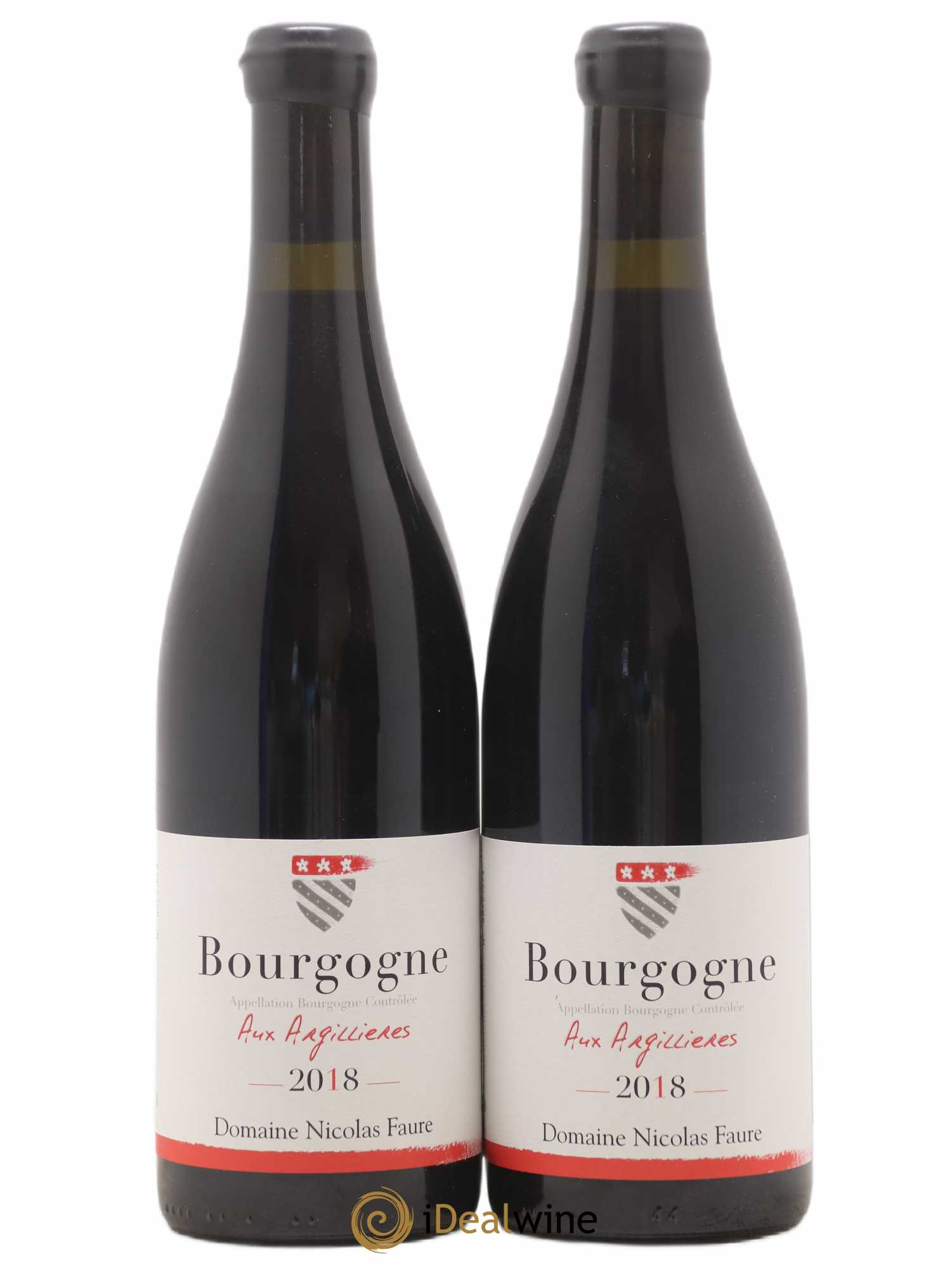 Bourgogne Aux Argillieres Nicolas Faure 2018 - Lot de 2 bouteilles - 0
