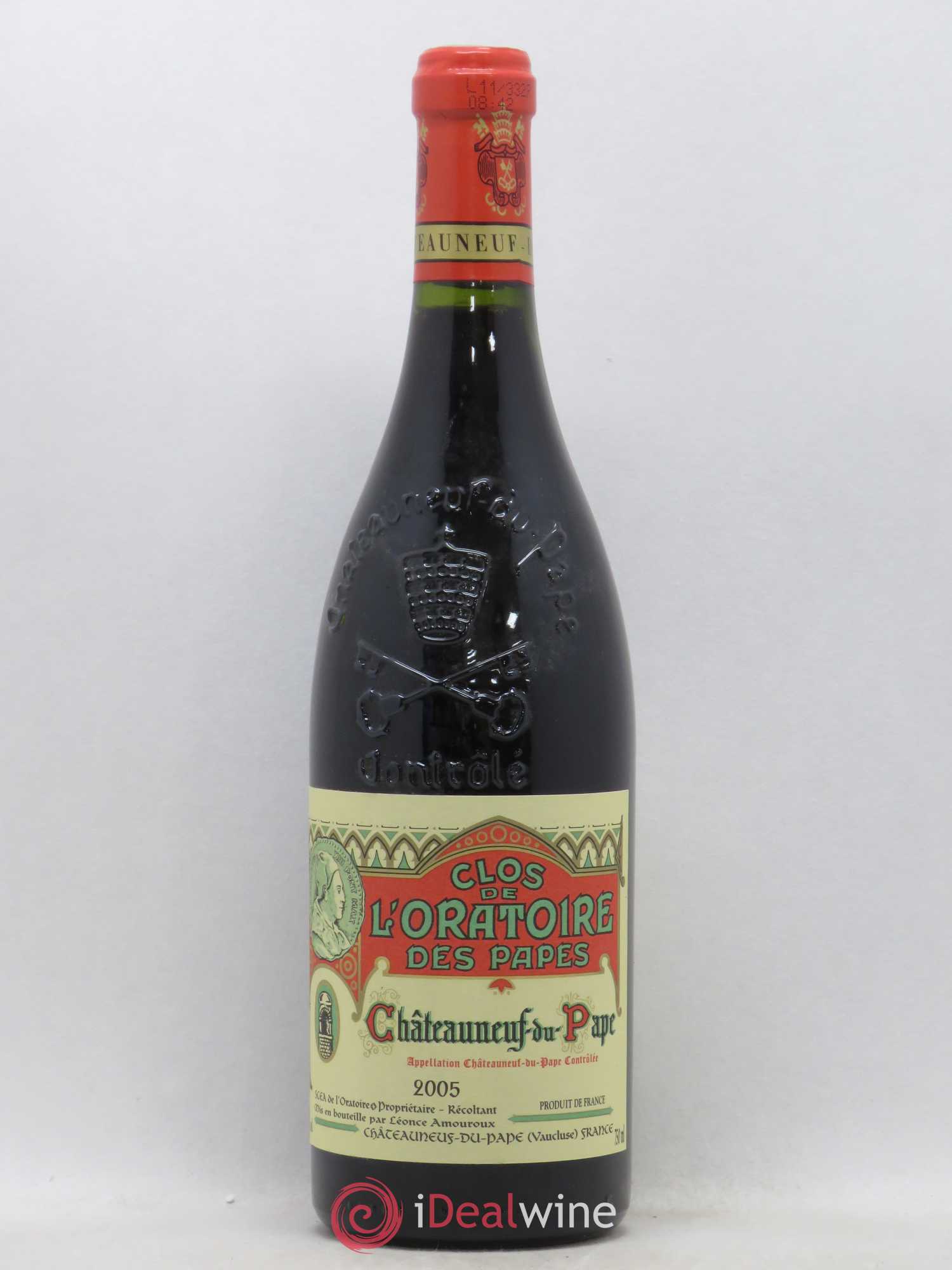 Châteauneuf-du-Pape Clos de l'Oratoire des Papes 2005 - Lot de 1 bouteille - 0