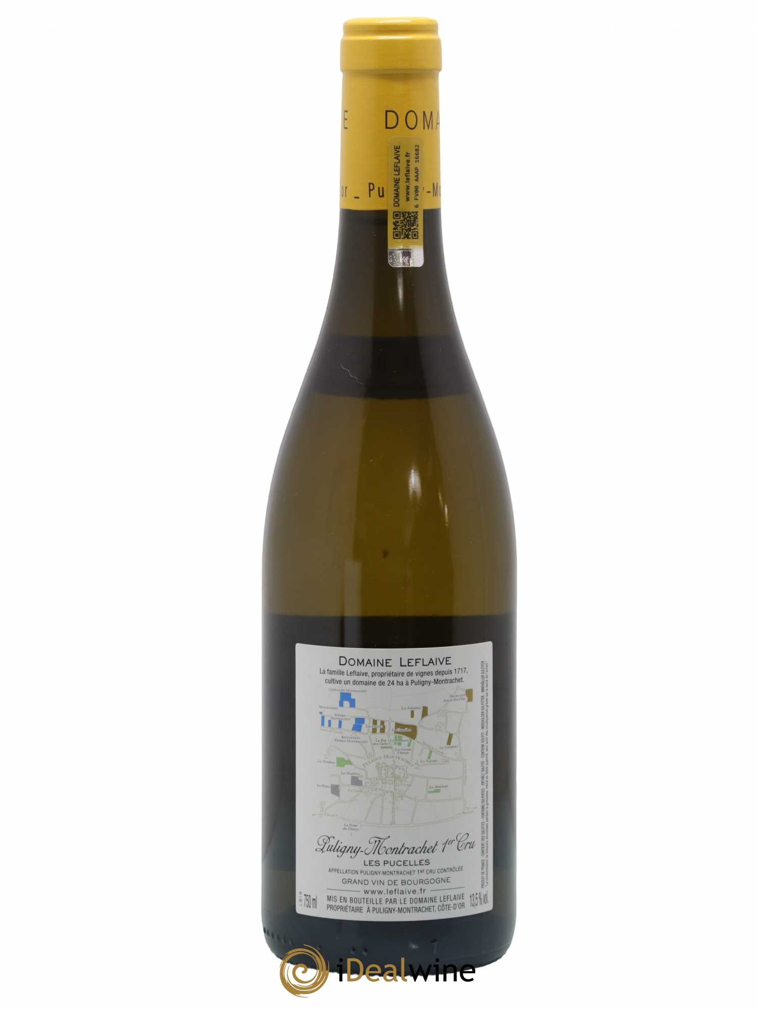 Puligny-Montrachet 1er Cru Les Pucelles Leflaive (Domaine) 2018 - Lot de 1 bouteille - 1