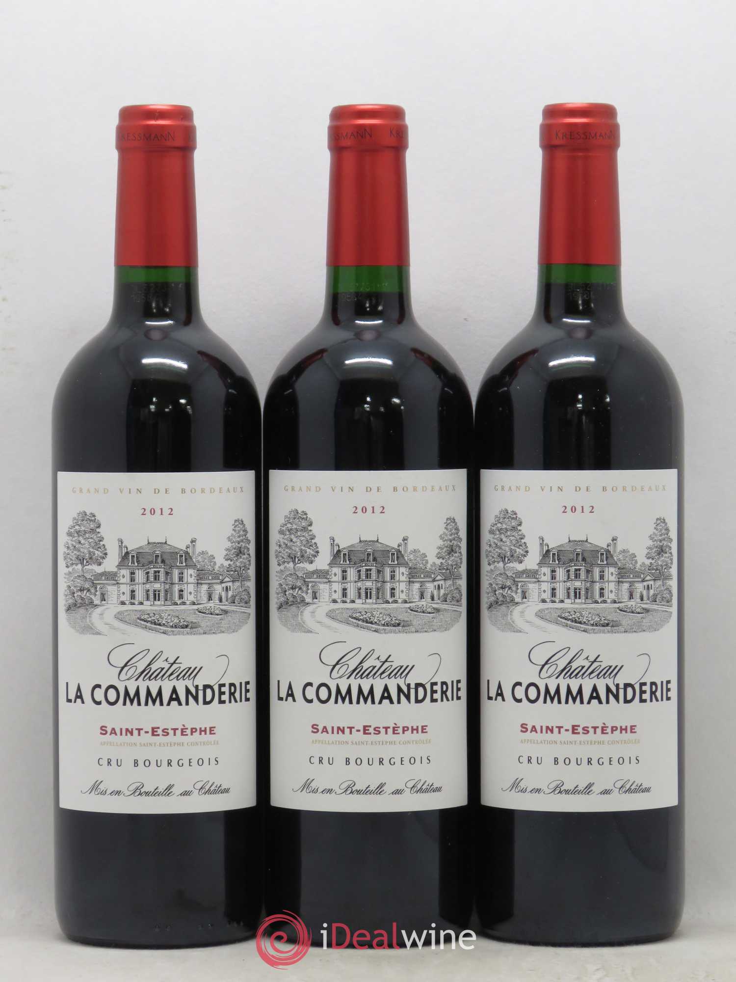Château la Commanderie Cru Bourgeois 2012 - Lot de 6 bouteilles - 2