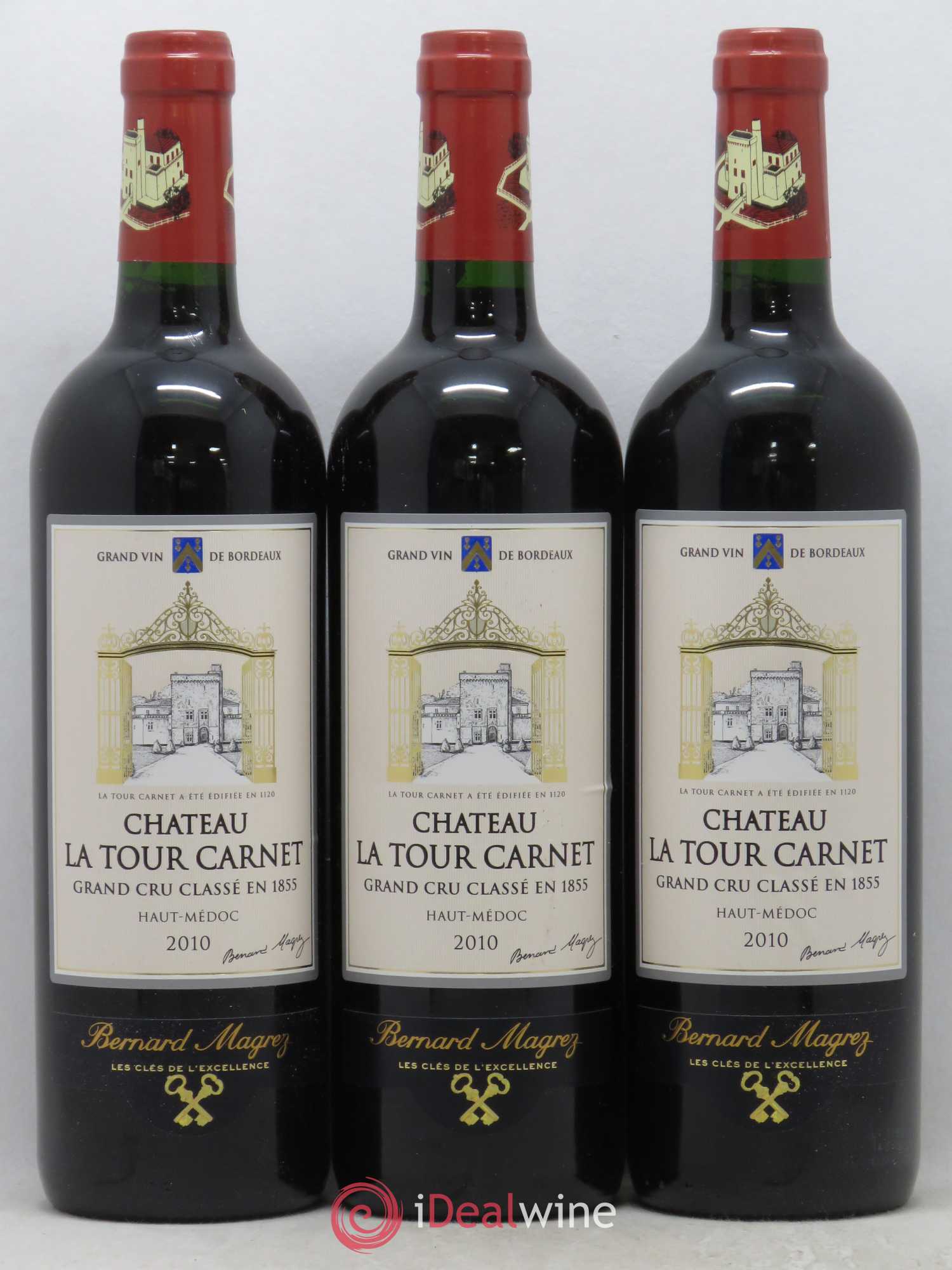 Château la Tour Carnet 4ème Grand Cru Classé 2010 - Lot de 6 bouteilles - 2