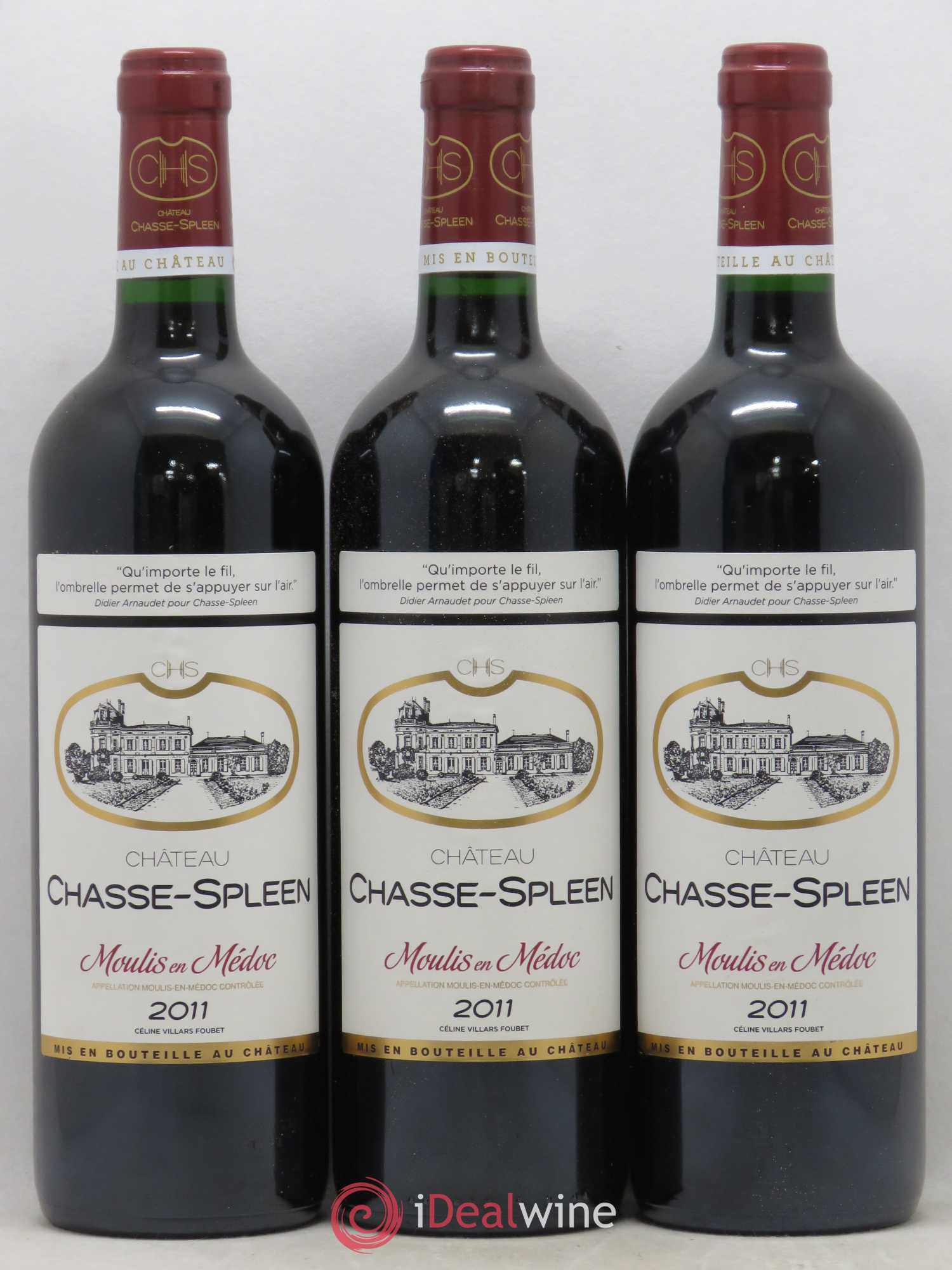 Château Chasse Spleen 2011 - Lot de 12 bouteilles - 2