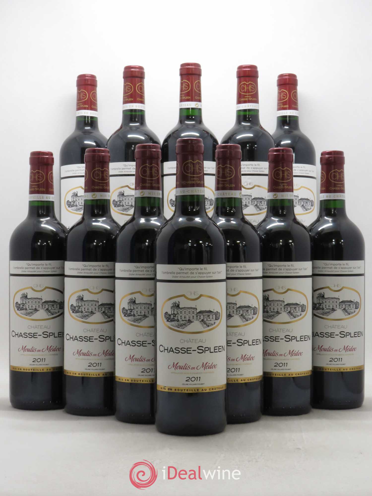 Château Chasse Spleen 2011 - Lot de 12 bouteilles - 0