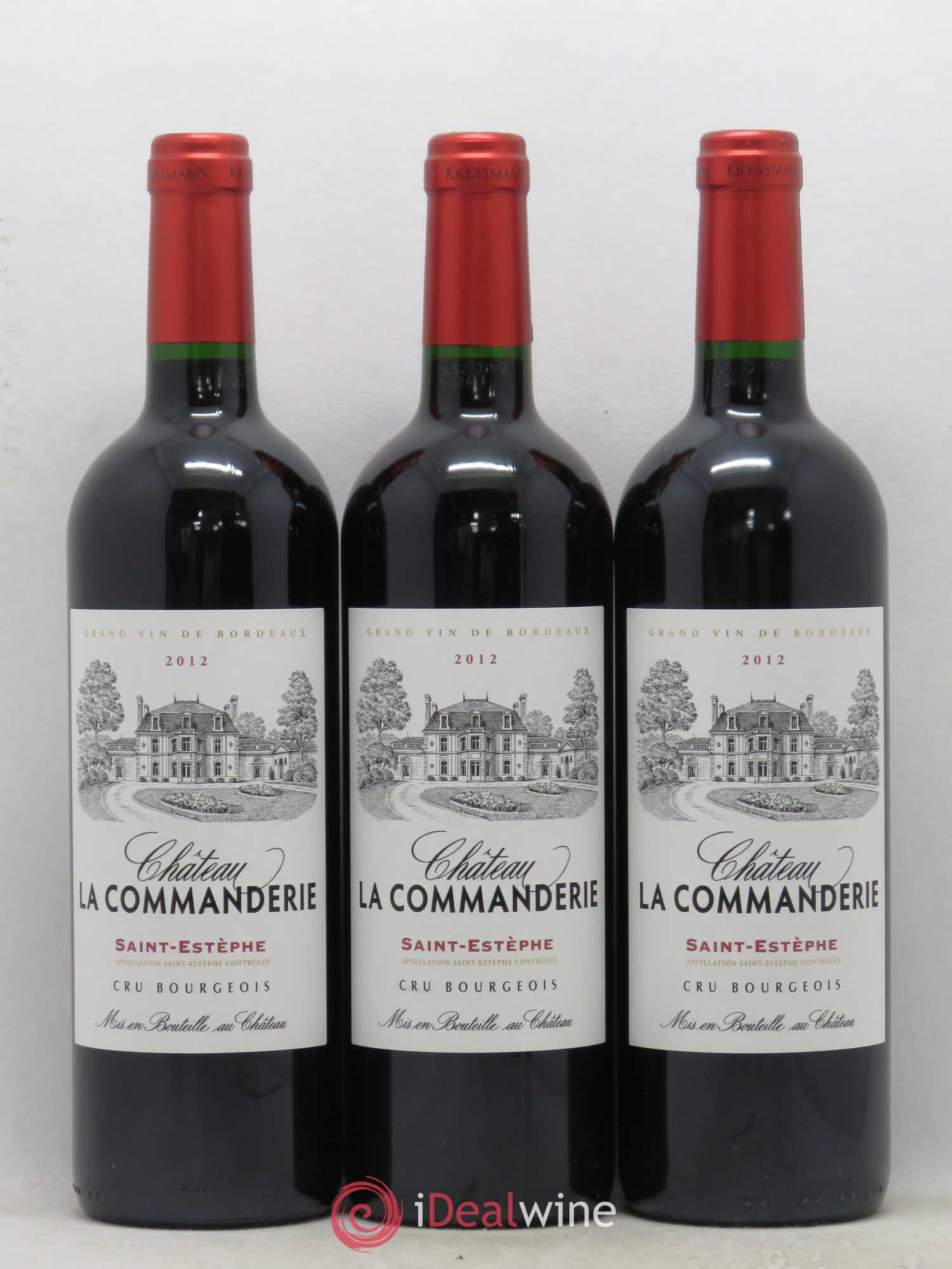 Château la Commanderie Cru Bourgeois 2012 - Lot de 6 bouteilles - 1