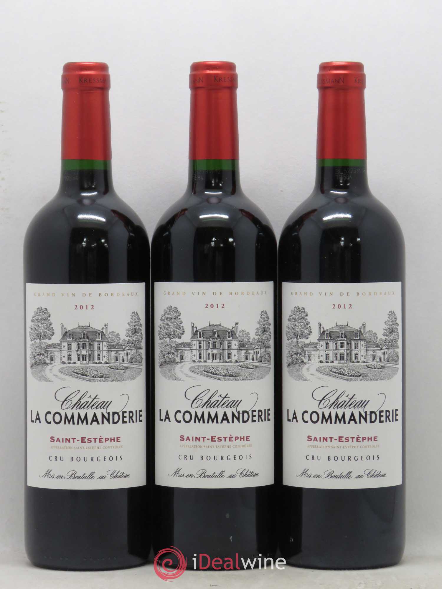 Château la Commanderie Cru Bourgeois 2012 - Lot de 6 bouteilles - 2