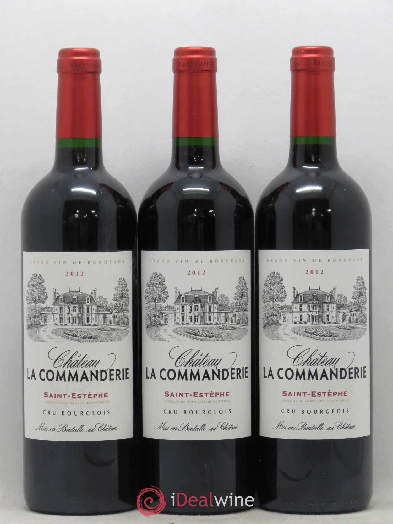 Château la Commanderie Cru Bourgeois 2012 - Lot de 6 bouteilles - 1