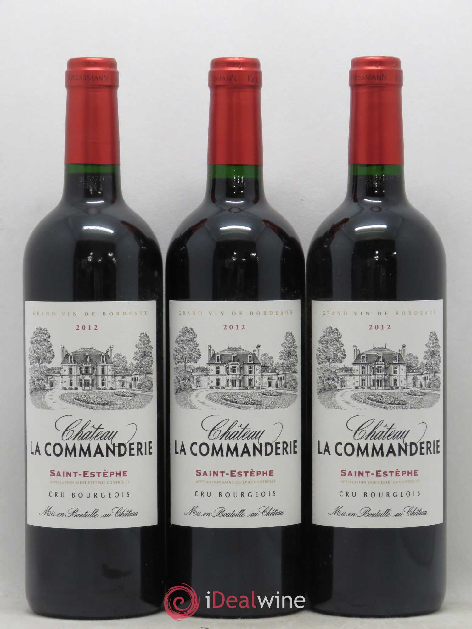 Château la Commanderie Cru Bourgeois 2012 - Lot de 6 bouteilles - 2