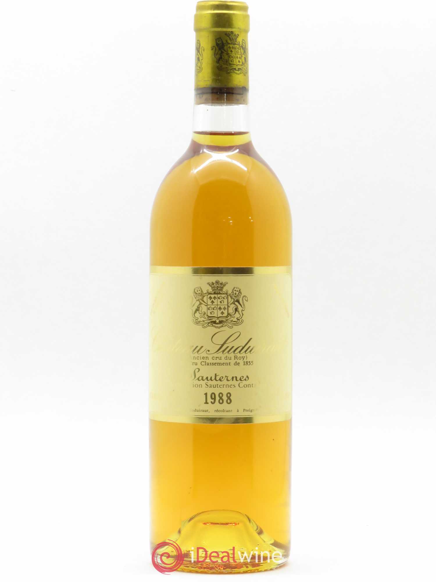 Château Suduiraut 1er Grand Cru Classé 1988 - Lot de 1 bouteille - 0