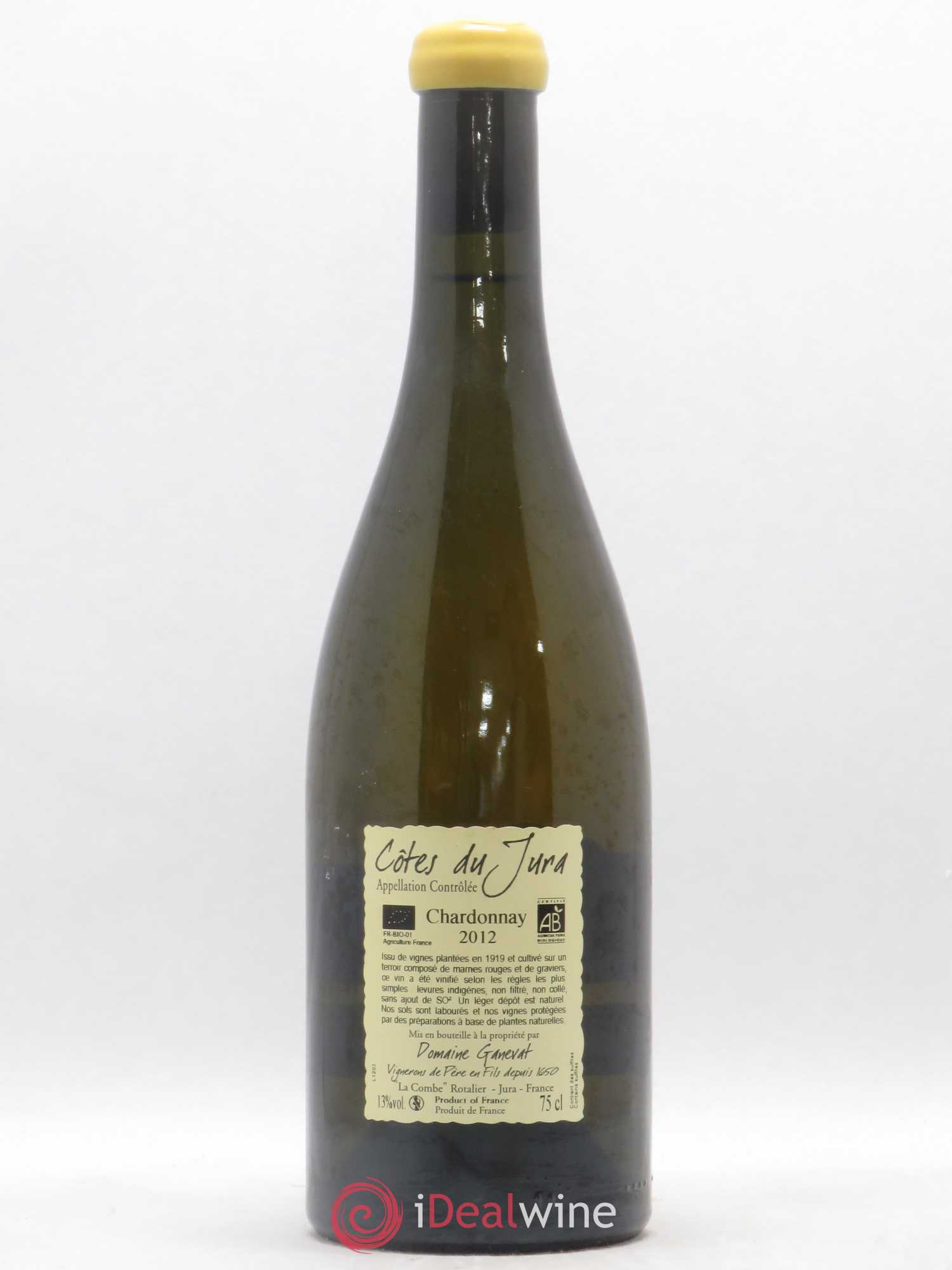 Côtes du Jura Les Grands Teppes Vieilles Vignes Jean-François Ganevat (Domaine) 2012 - Lot de 1 bouteille - 1