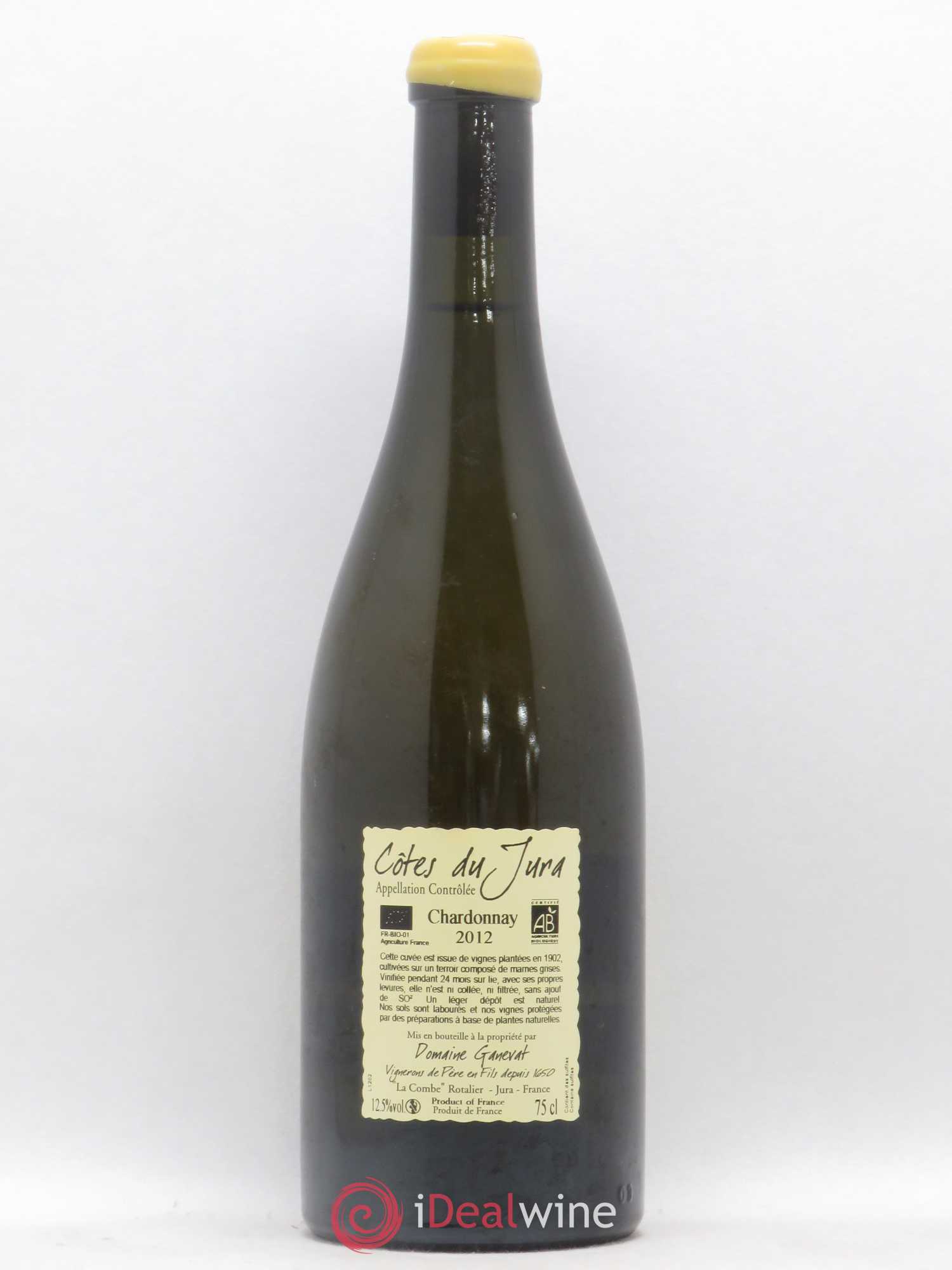 Côtes du Jura Les Chalasses Vieilles Vignes Jean-François Ganevat (Domaine) 2012 - Lot de 1 bouteille - 1