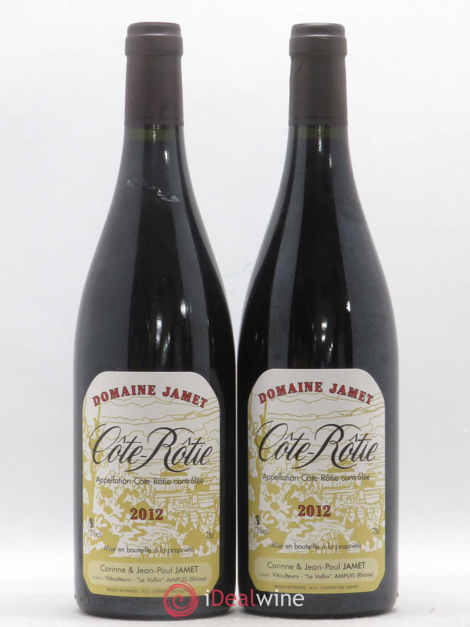 Côte-Rôtie Jamet (Domaine) 2012 - Lot de 2 bouteilles - 0