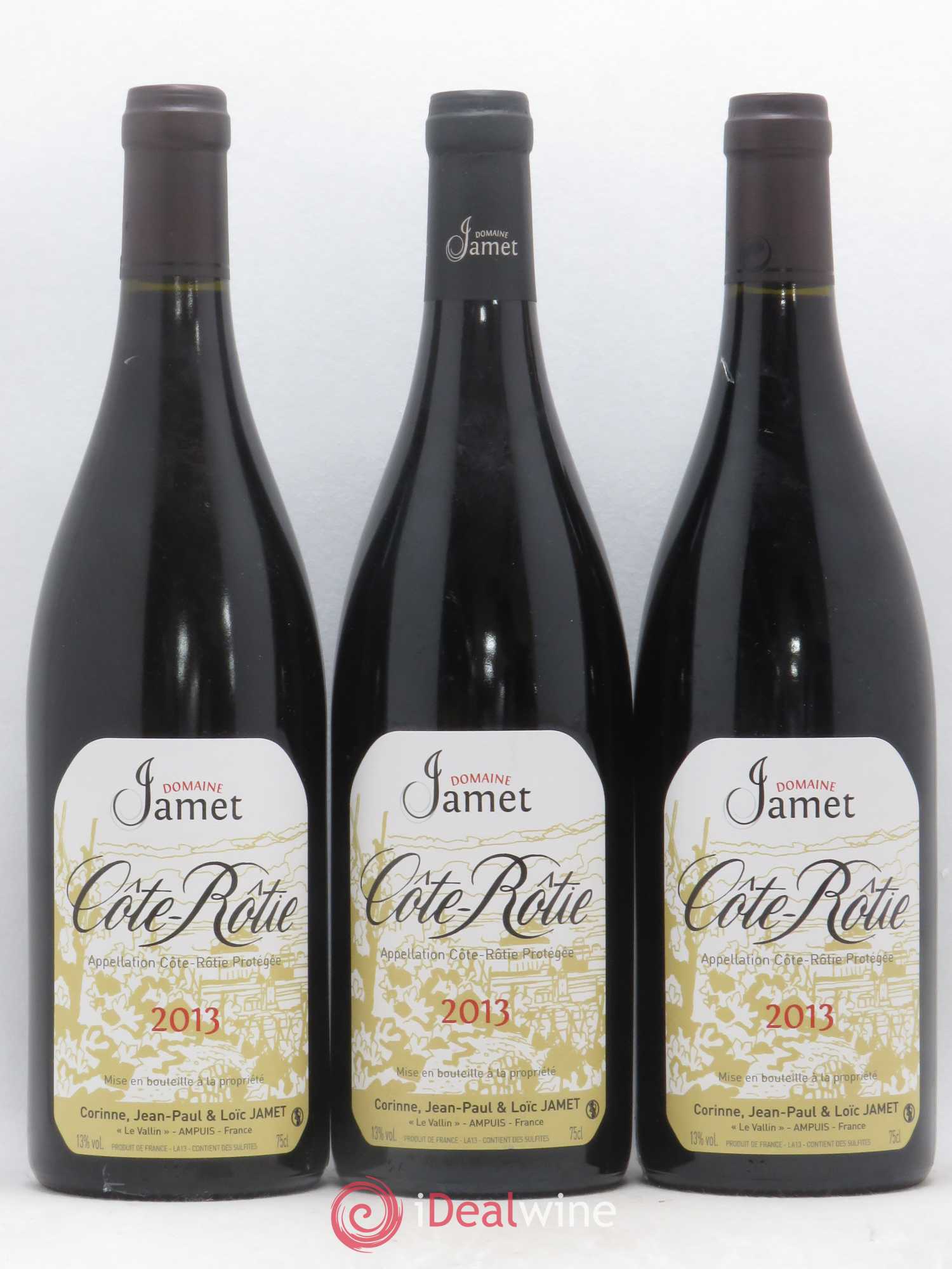 Côte-Rôtie Jamet (Domaine) 2013 - Lot de 3 bouteilles - 0