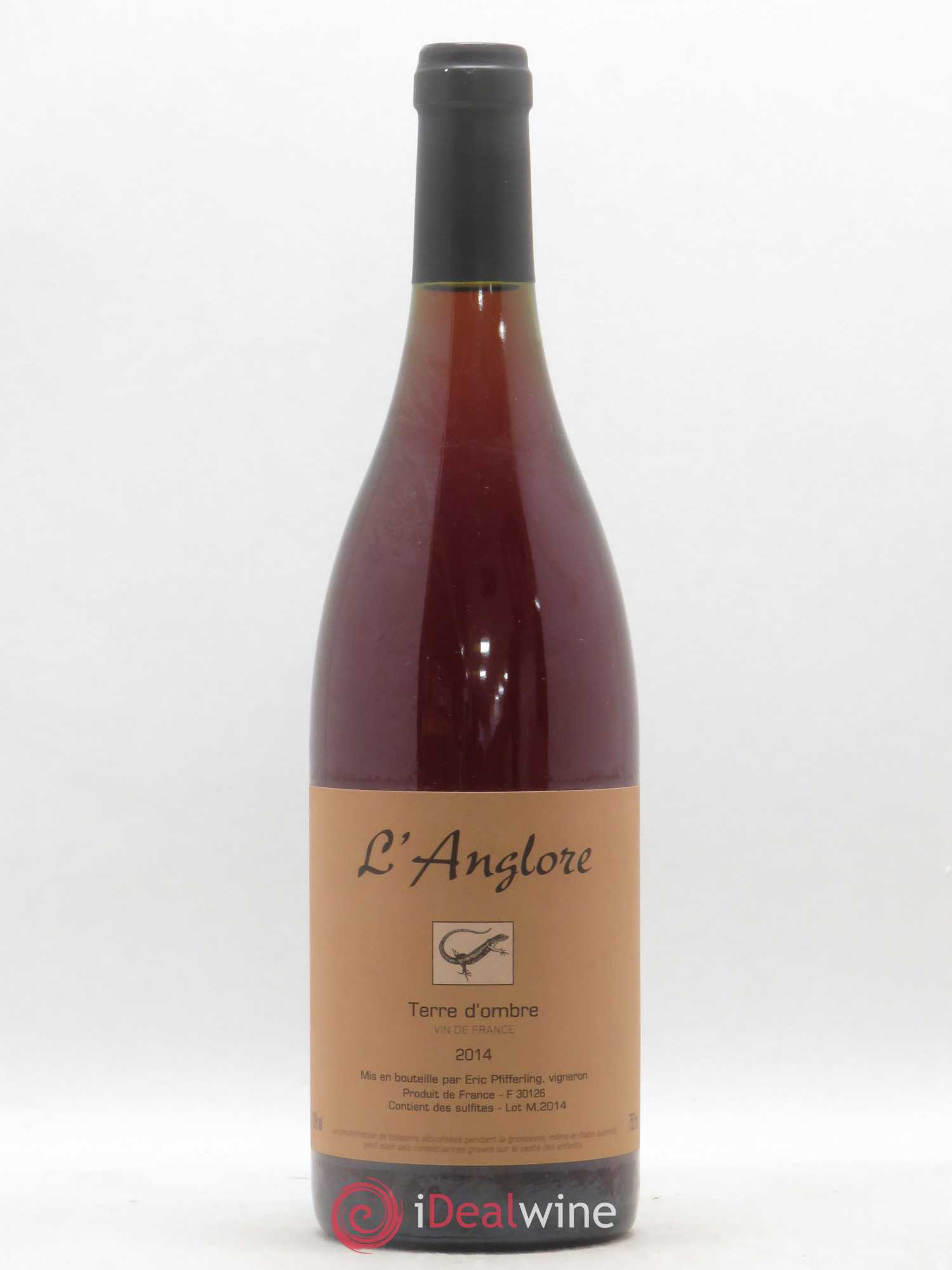 Vin de France Terre d'Ombre L'Anglore 2014 - Lot de 1 bouteille - 0