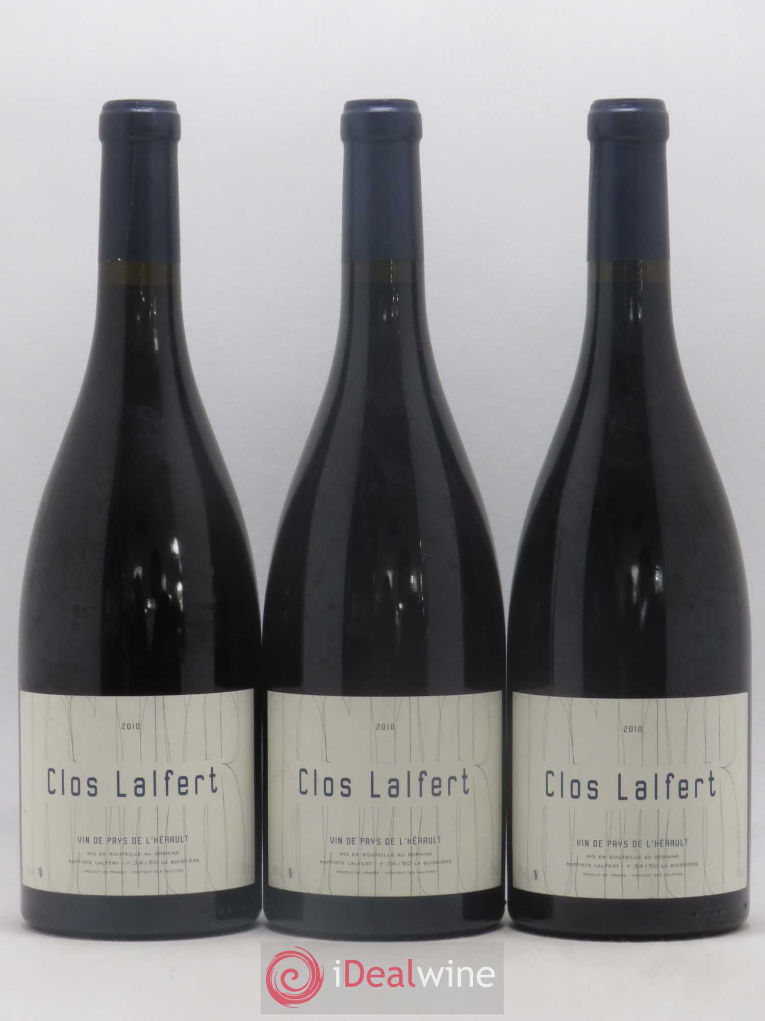 Pays d'Hérault Clos Lalfert 2010 - Lot de 3 bouteilles - 0