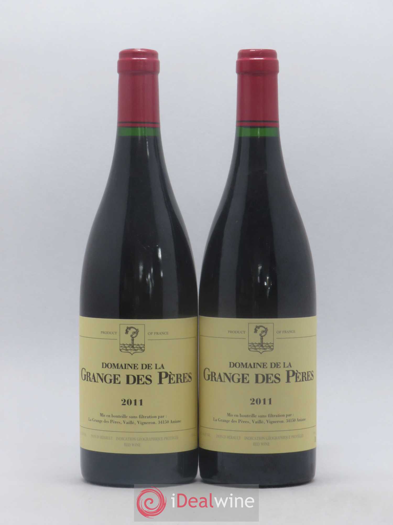 Pays d'Hérault Grange des Pères Laurent Vaillé 2011 - Lot de 2 bouteilles - 0