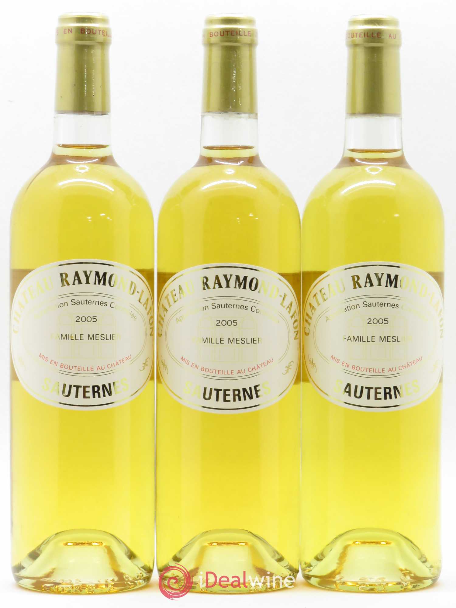 Château Raymond Lafon 2005 - Lotto di 3 bottiglie - 0