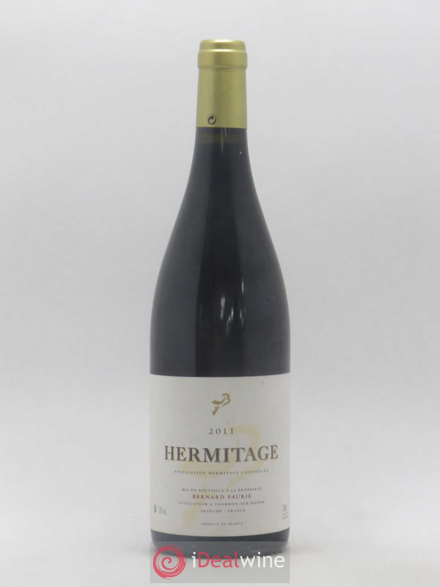 Hermitage Bessards Méal (capsule dorée) Bernard Faurie 2011 - Lot de 1 bouteille - 0
