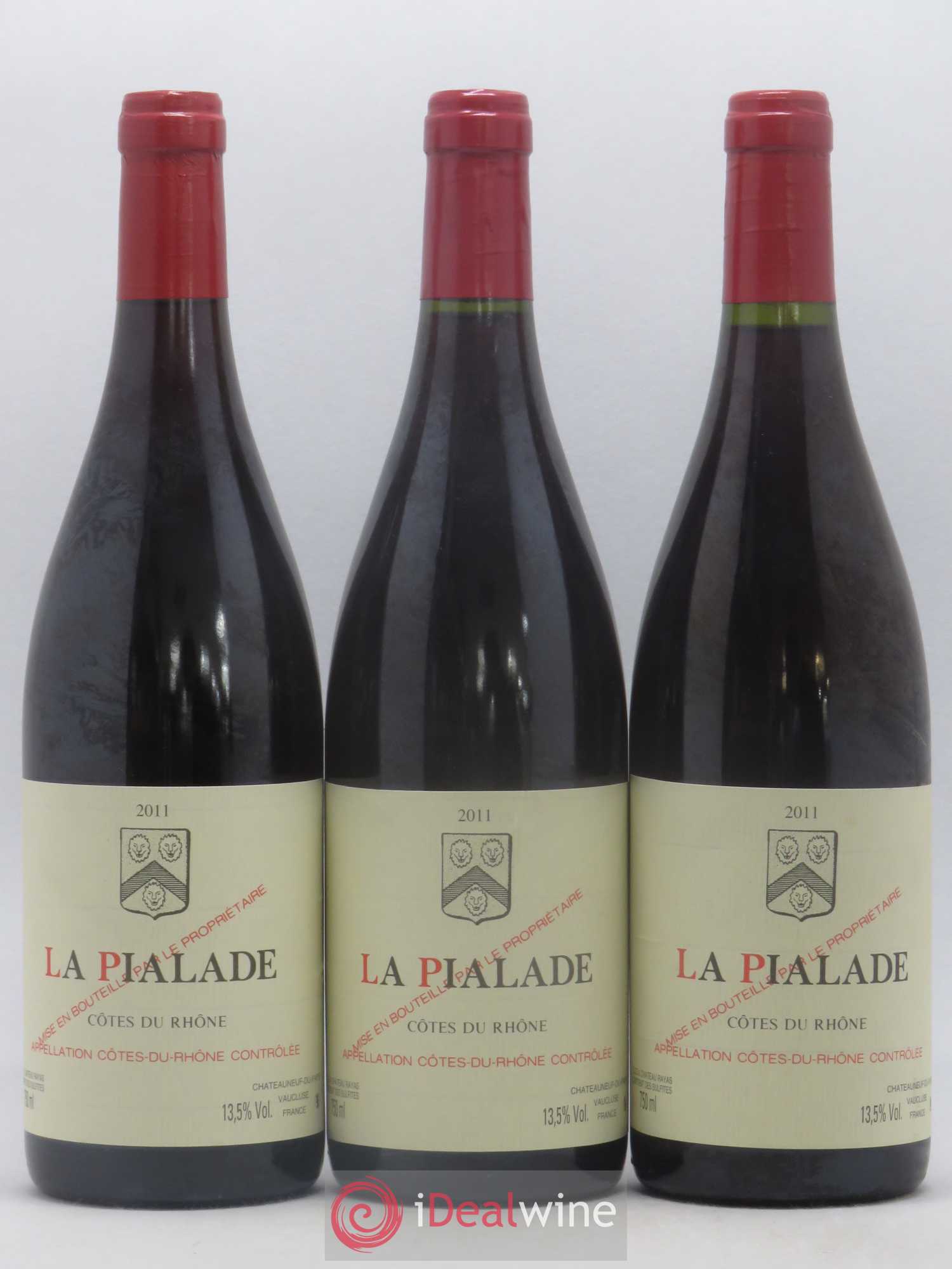 Côtes-du-Rhône La Pialade Emmanuel Reynaud 2011 - Lot de 3 bouteilles - 0