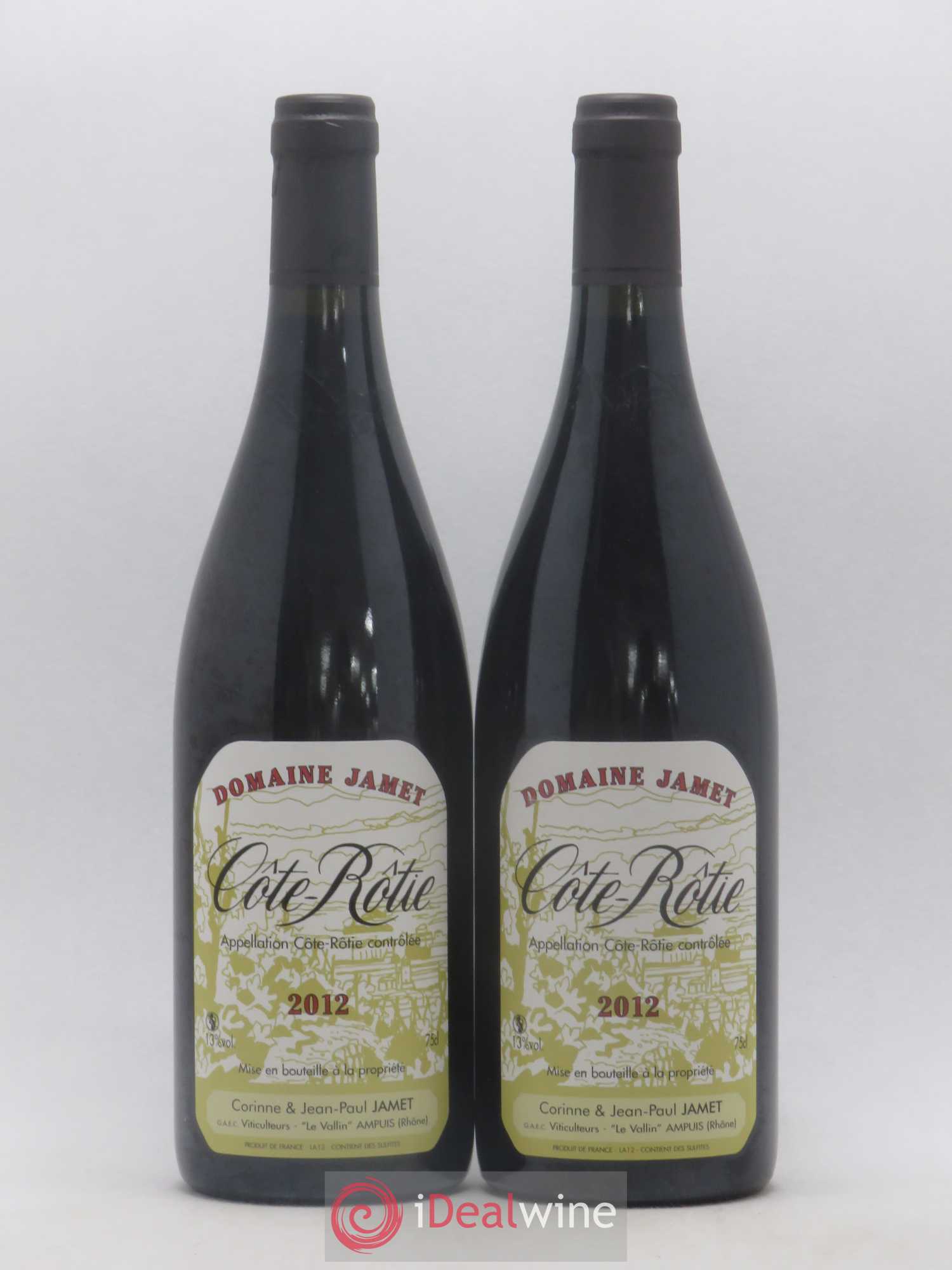 Côte-Rôtie Jamet (Domaine) 2012 - Lot de 2 bouteilles - 0