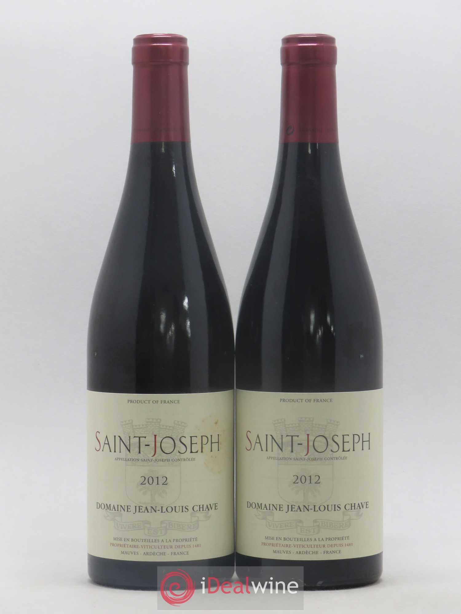Saint-Joseph Jean-Louis Chave 2012 - Lot de 2 bouteilles - 0