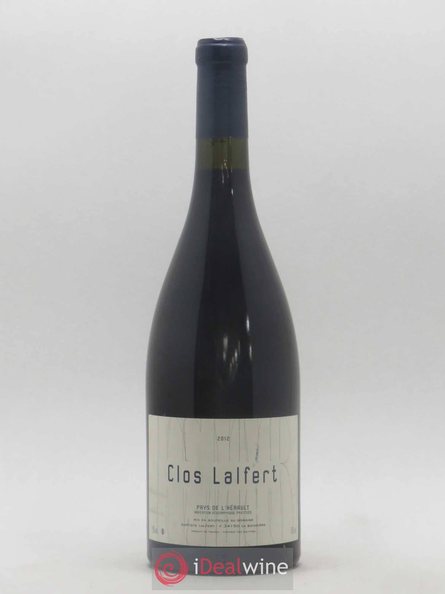Pays d'Hérault Clos Lalfert 2012 - Lot de 1 bouteille - 0