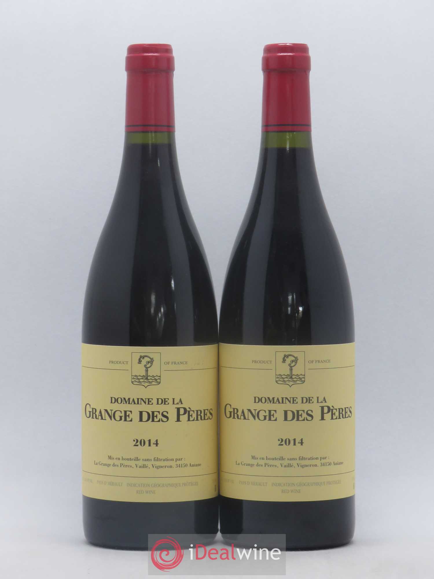 Pays d'Hérault Grange des Pères Laurent Vaillé 2014 - Lot de 2 bouteilles - 0