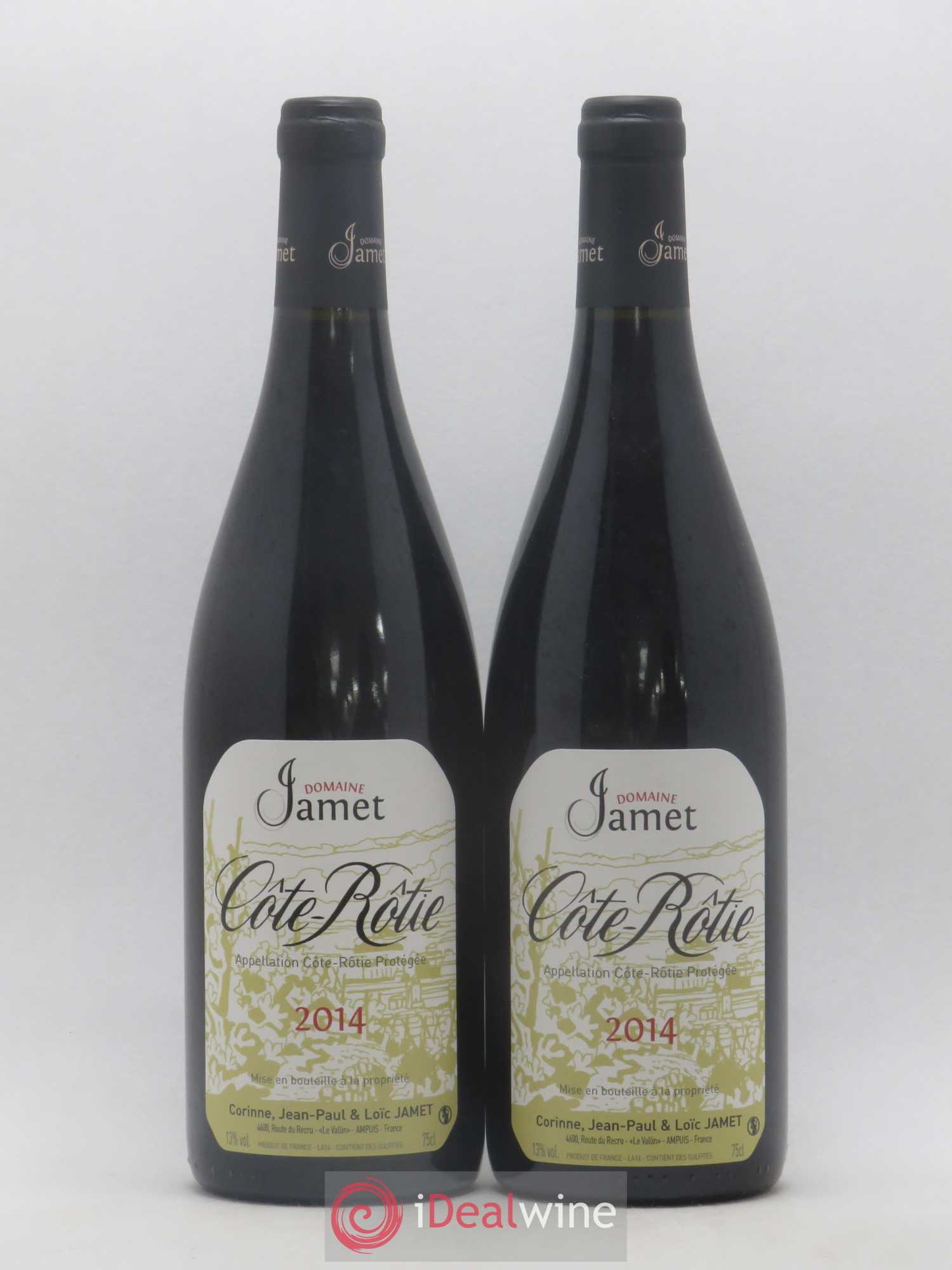 Côte-Rôtie Jamet (Domaine) 2014 - Lot de 2 bouteilles - 0