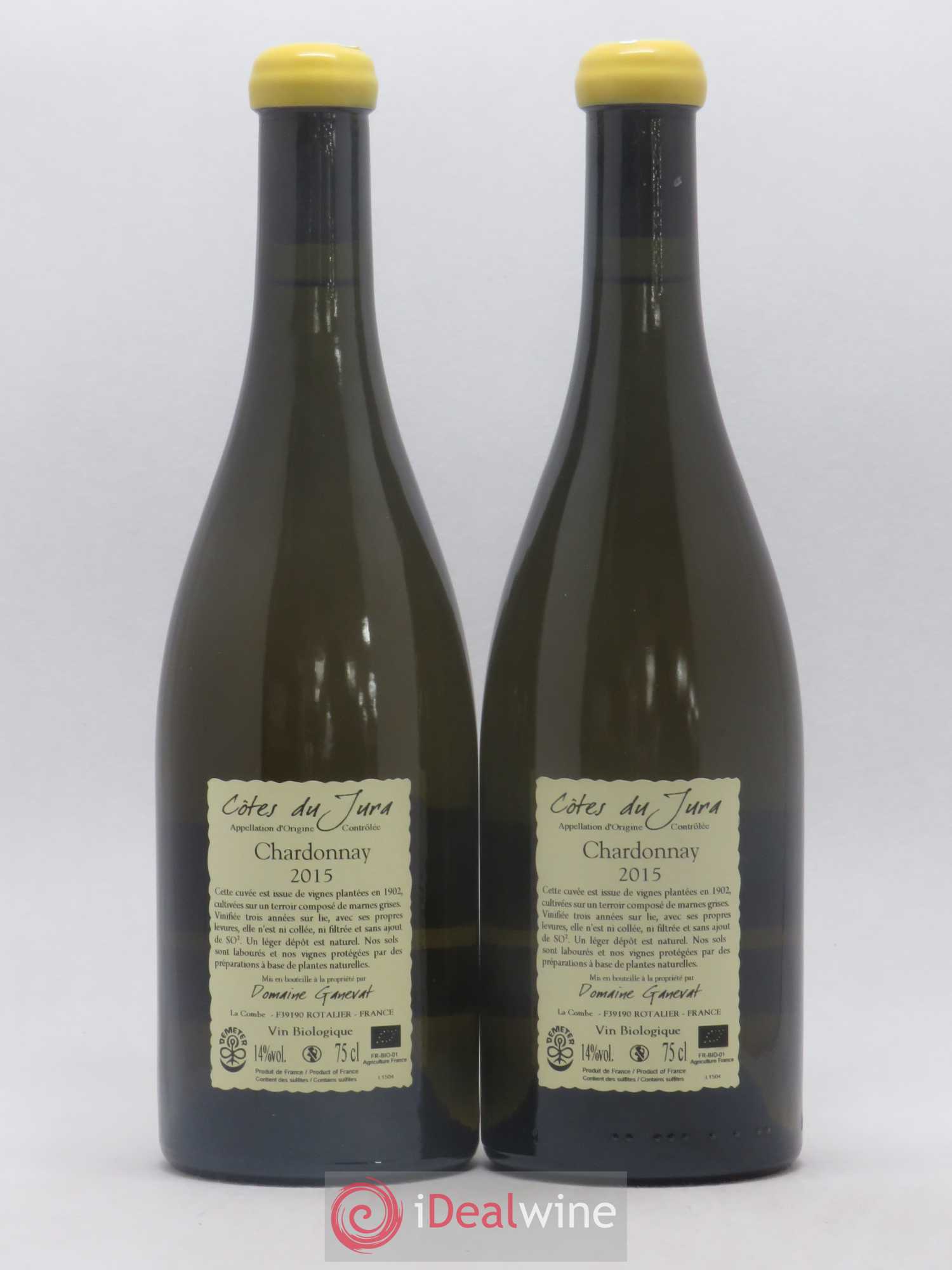 Côtes du Jura Les Chalasses Vieilles Vignes Jean-François Ganevat (Domaine) 2015 - Lot de 2 bouteilles - 1