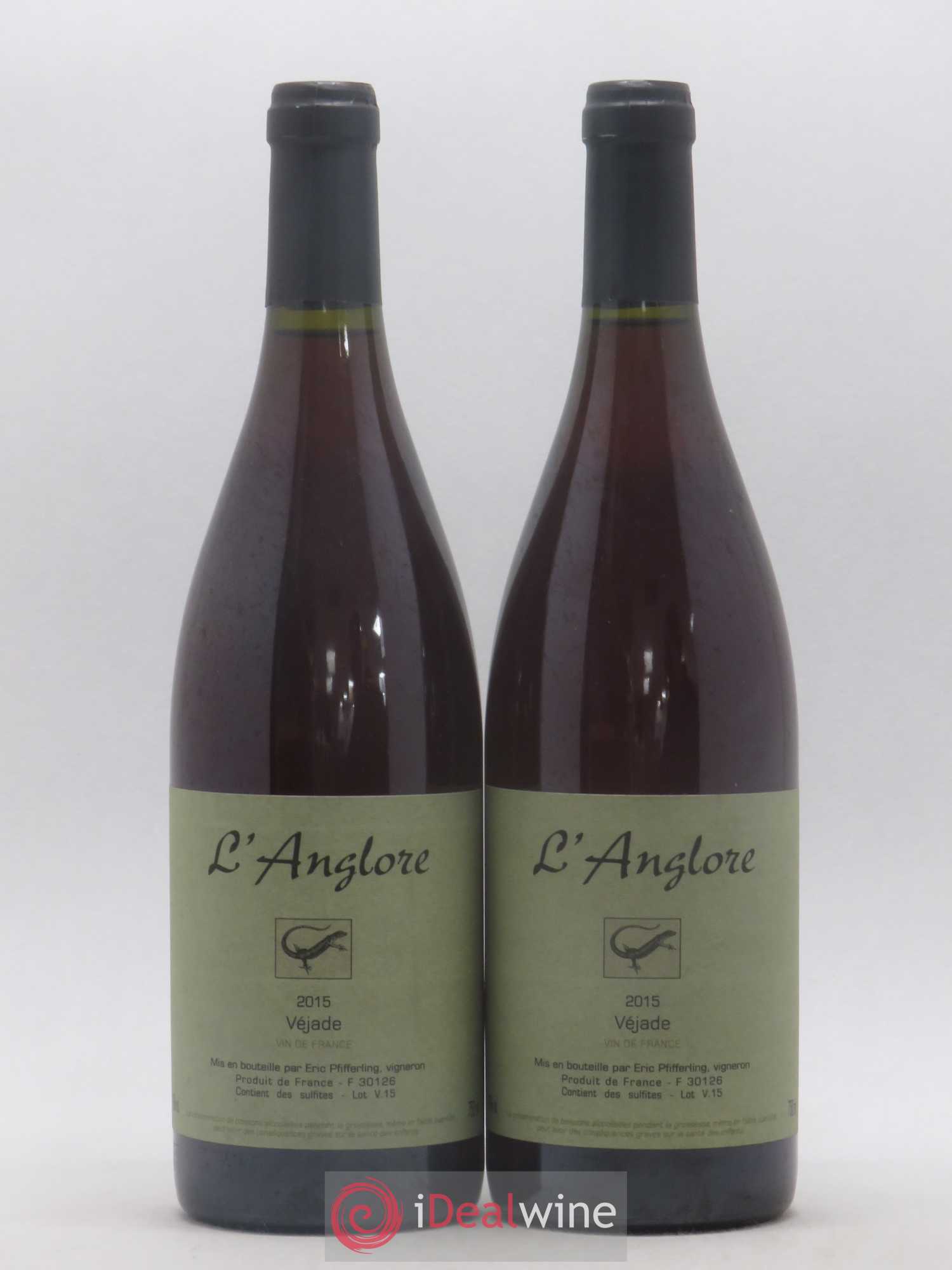 Vin de France Véjade L'Anglore 2015 - Lot de 2 bouteilles - 0