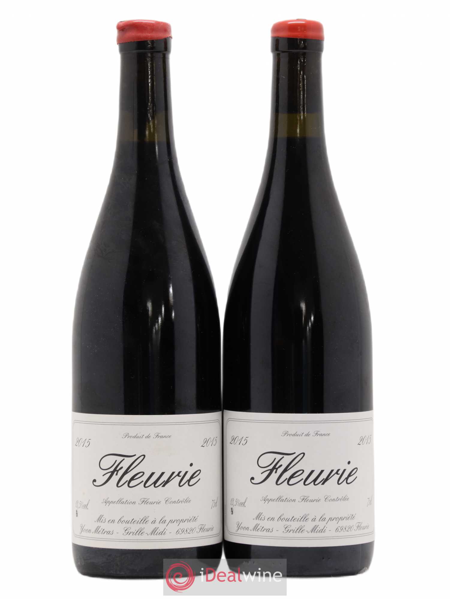 Fleurie Yvon Métras 2015 - Lot de 2 bouteilles - 0