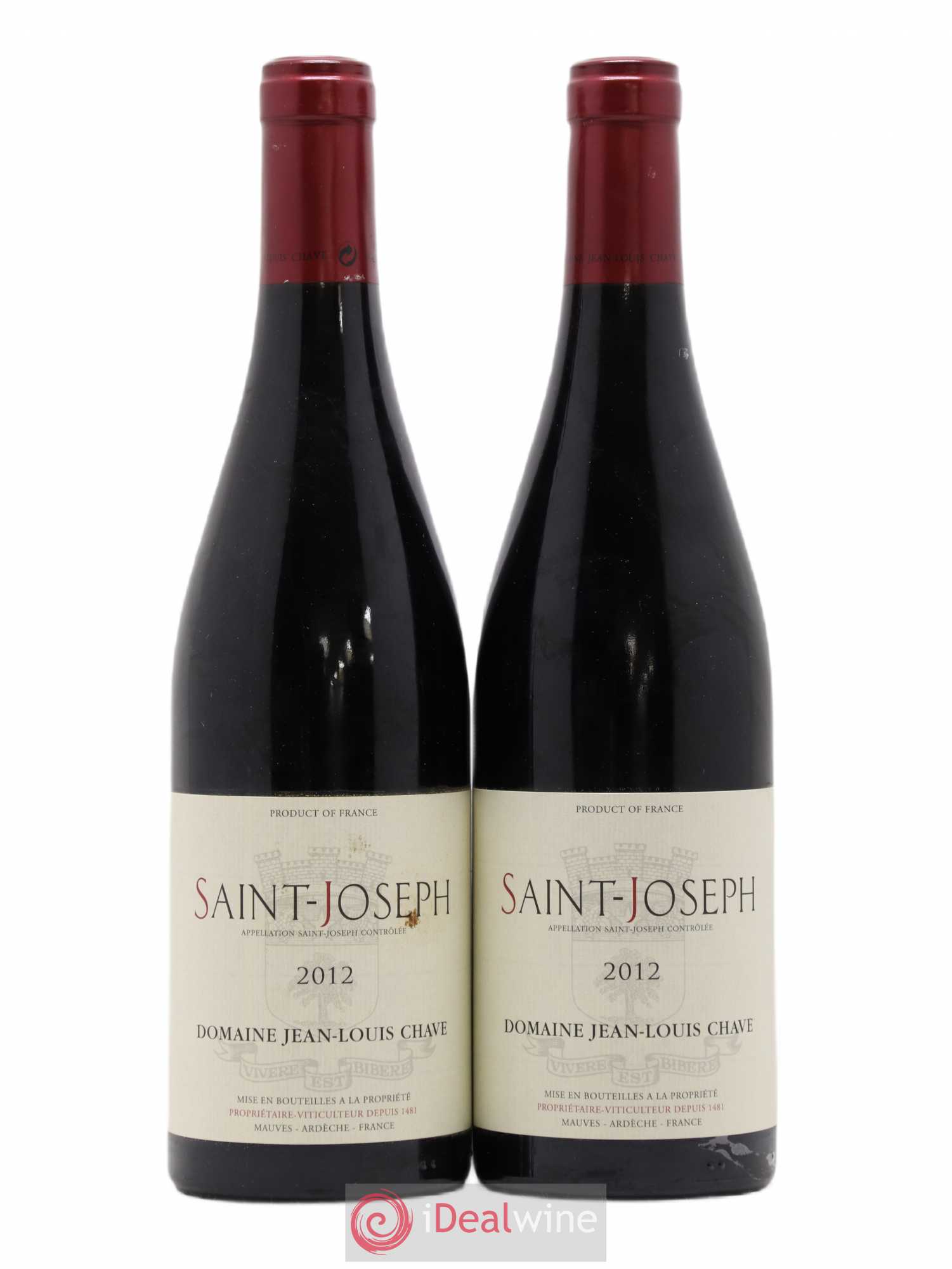 Saint-Joseph Jean-Louis Chave 2012 - Lot de 2 bouteilles - 0