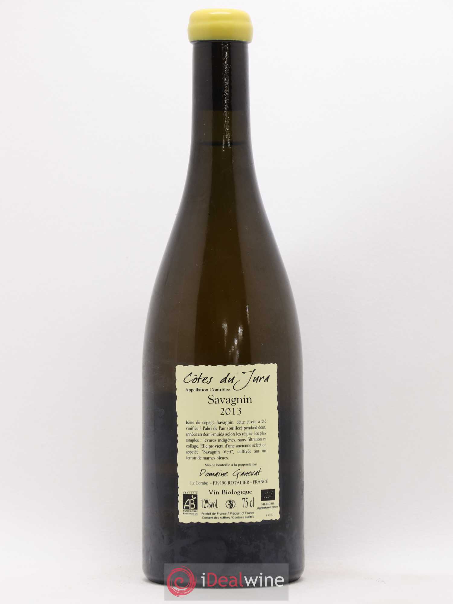 Côtes du Jura Les Chalasses Marnes Bleues Jean-François Ganevat (Domaine) 2013 - Lot de 1 bouteille - 1