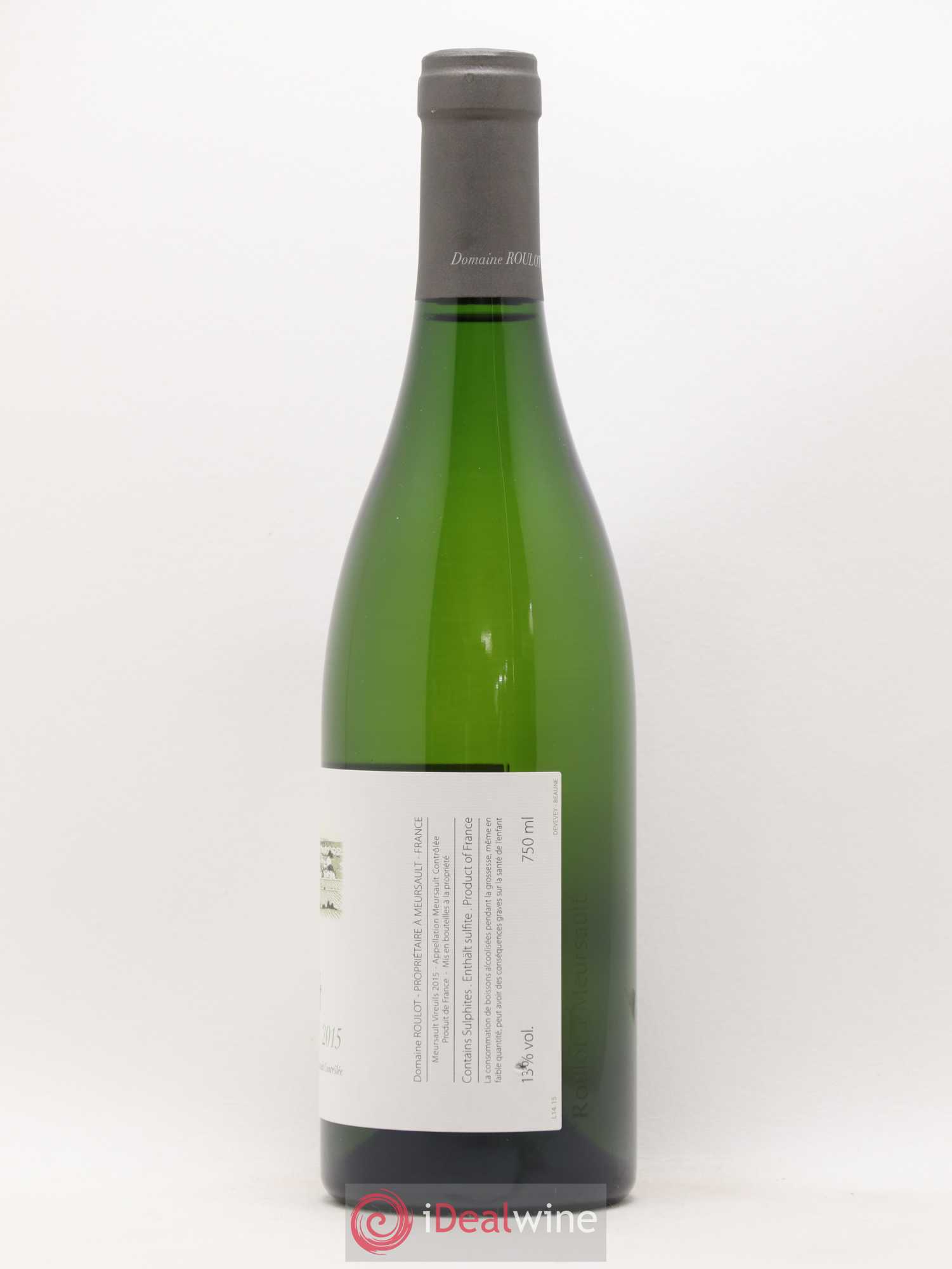Meursault Les Vireuils Roulot (Domaine) 2015 - Lot de 1 bouteille - 1
