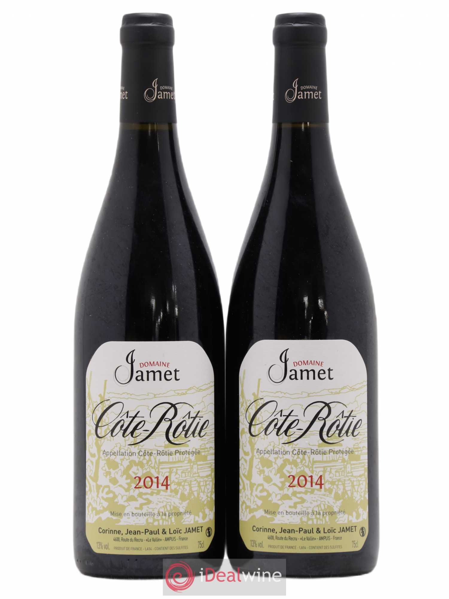 Côte-Rôtie Jamet (Domaine) 2014 - Lot de 2 bouteilles - 0