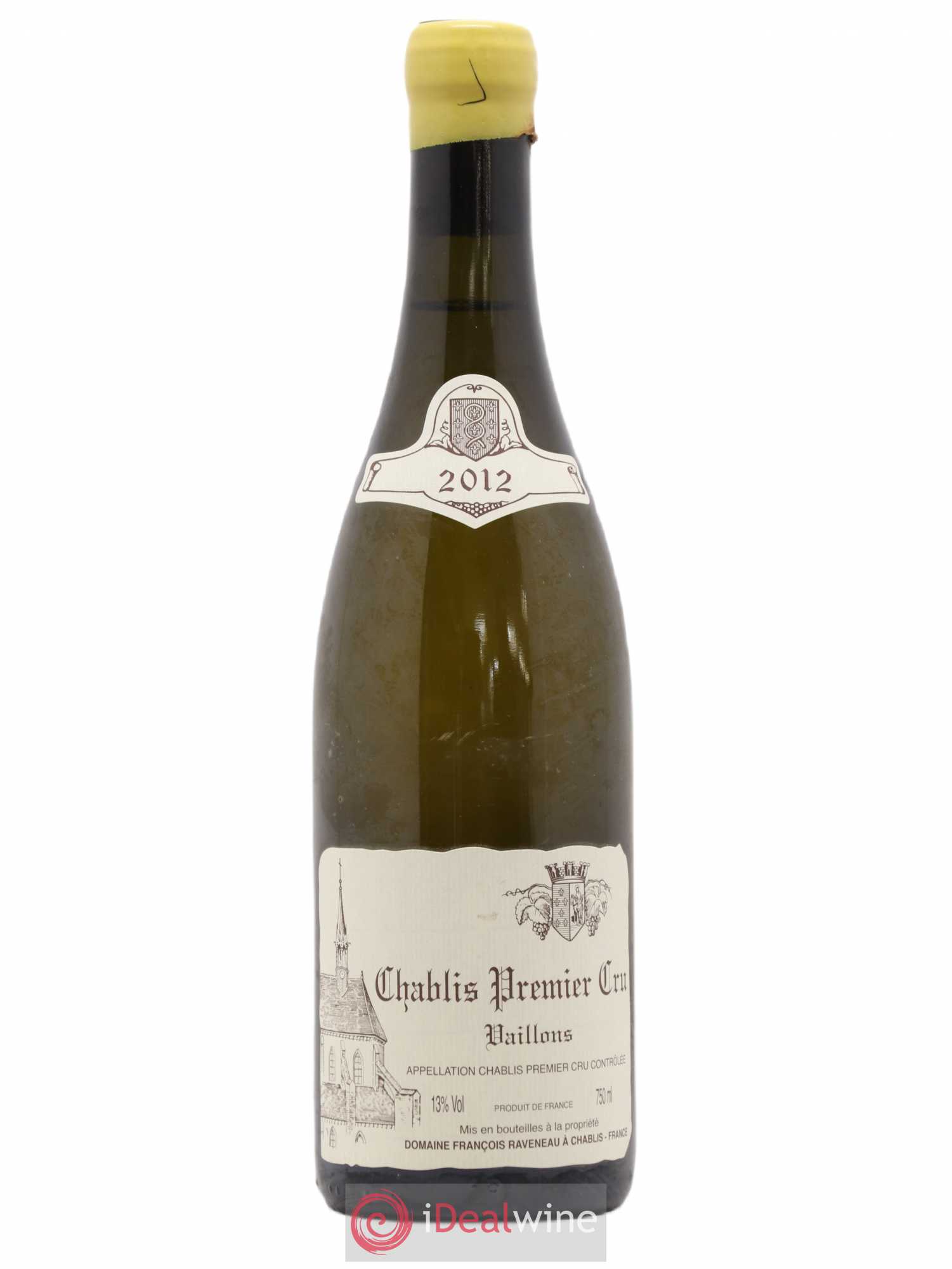 Chablis 1er Cru Vaillons Raveneau (Domaine) 2012 - Lot de 1 bouteille - 0