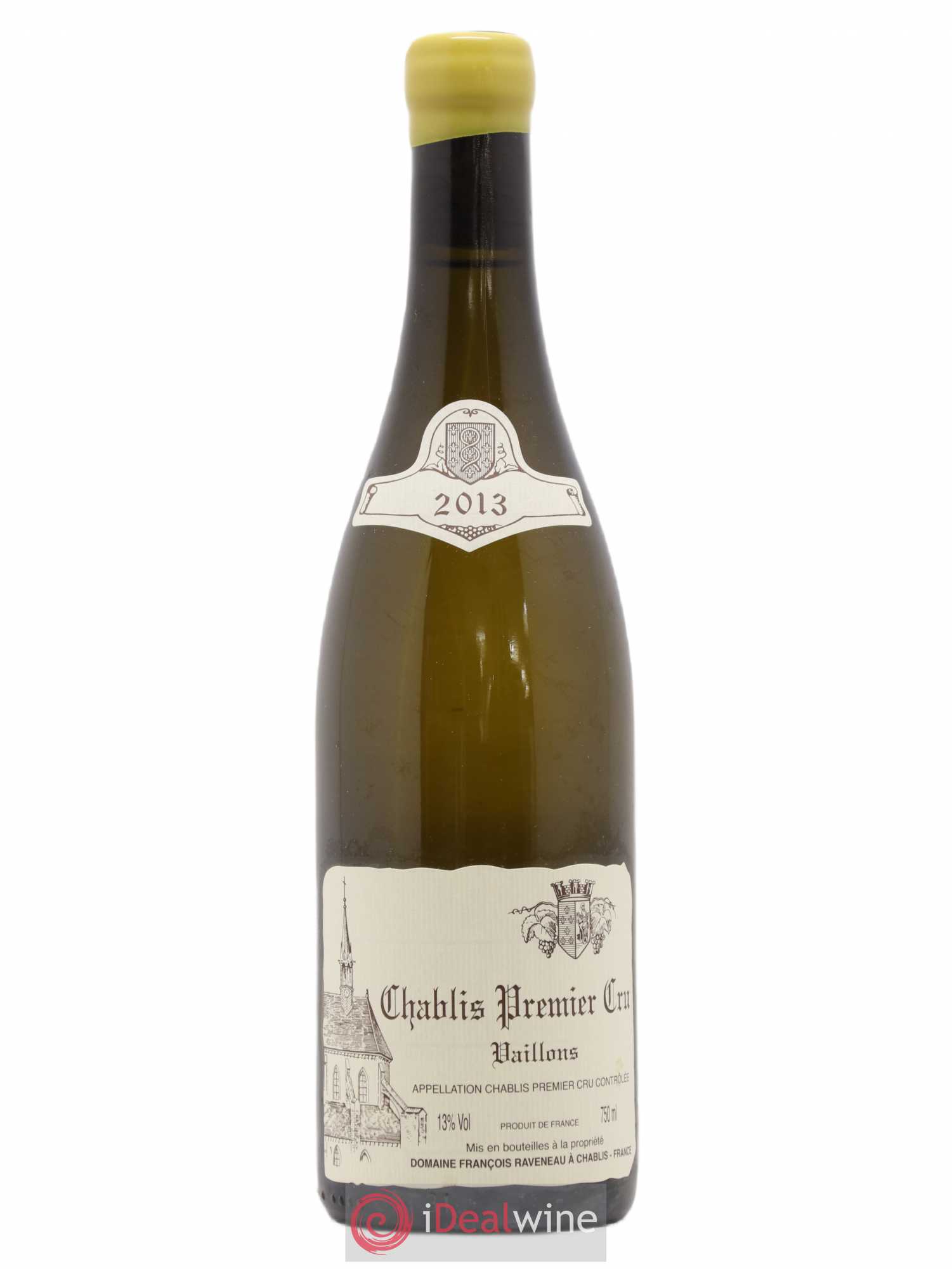 Chablis 1er Cru Vaillons Raveneau (Domaine) 2013 - Lot de 1 bouteille - 0