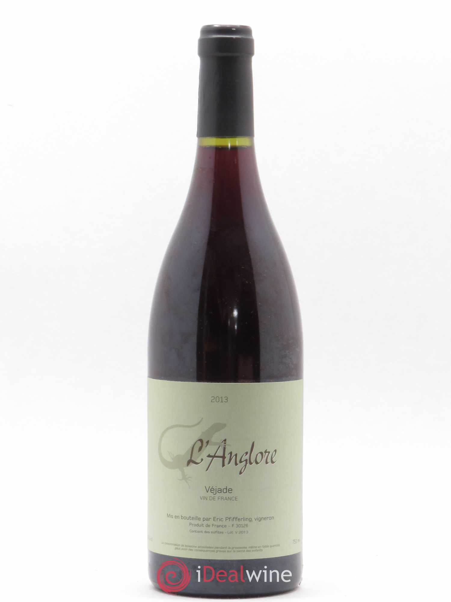 Vin de France Véjade L'Anglore 2013 - Lot de 1 bouteille - 0