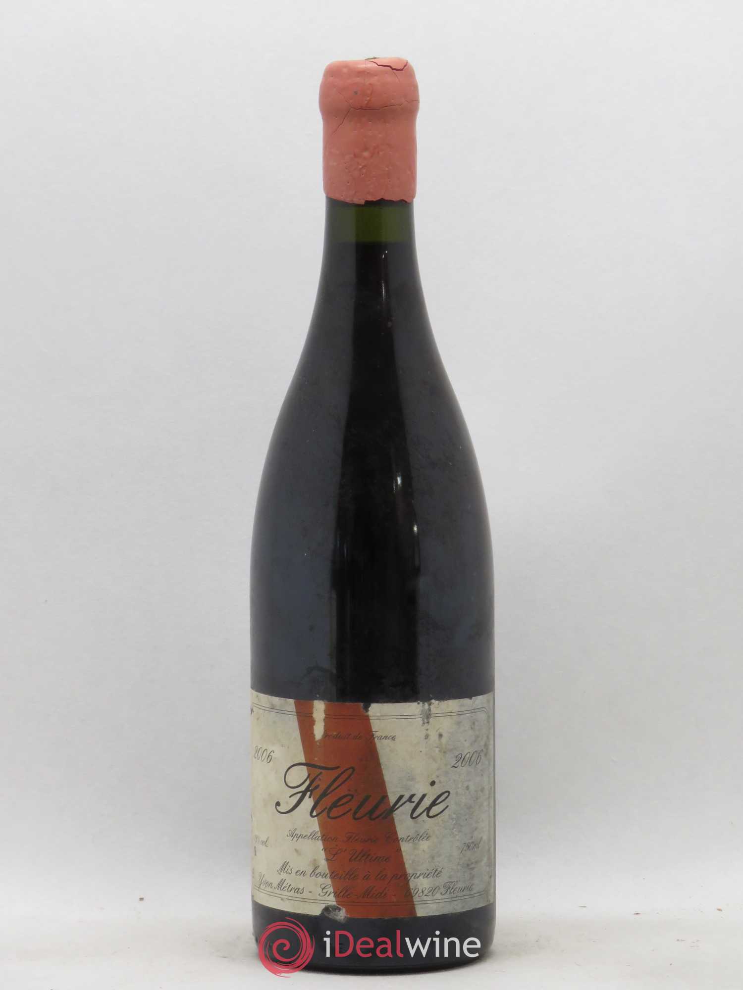 Fleurie l'Ultime Yvon Métras 2006 - Lot de 1 bouteille - 0