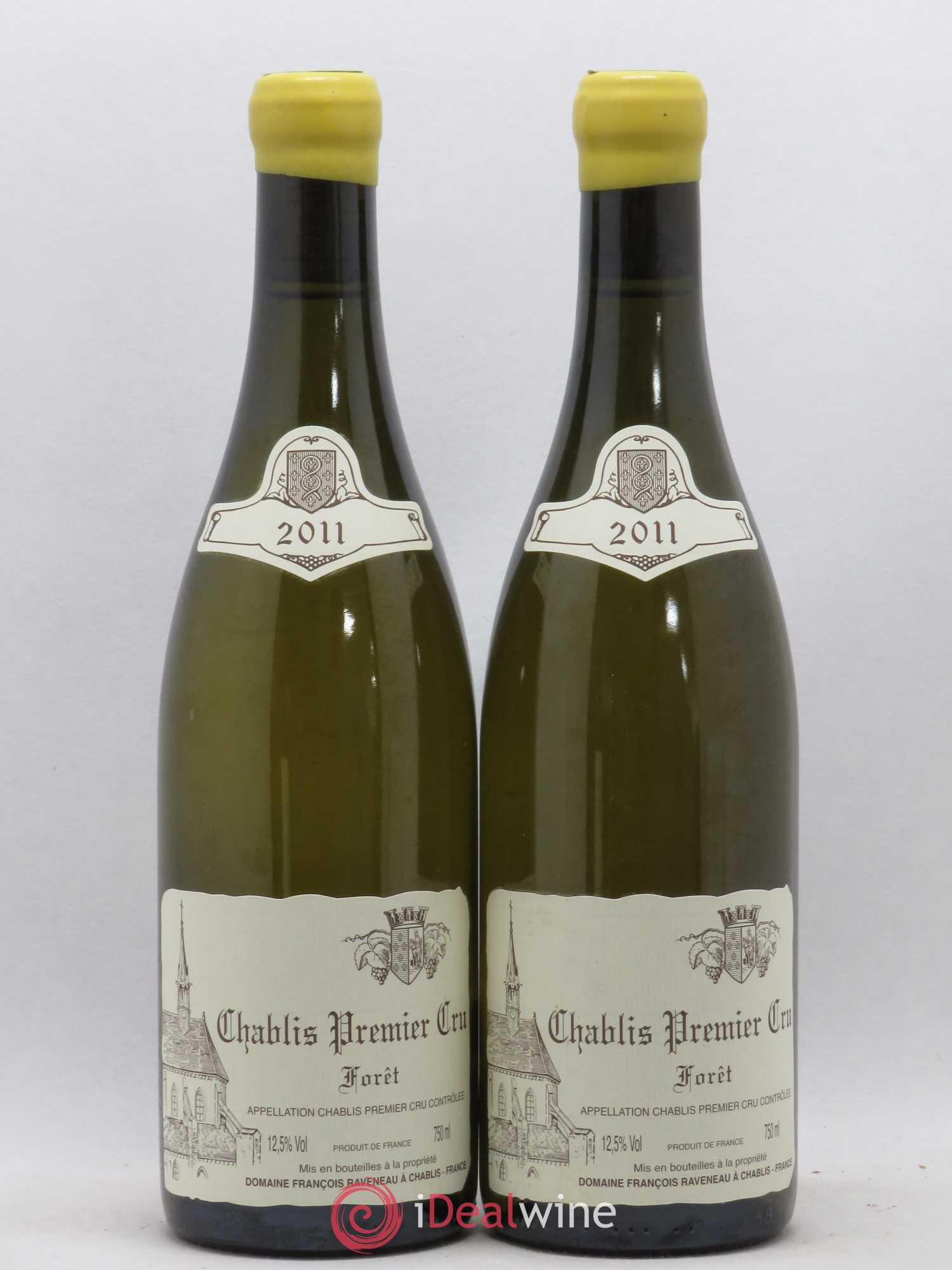 Chablis 1er Cru Forêt Raveneau (Domaine) 2011 - Lot de 2 bouteilles - 0