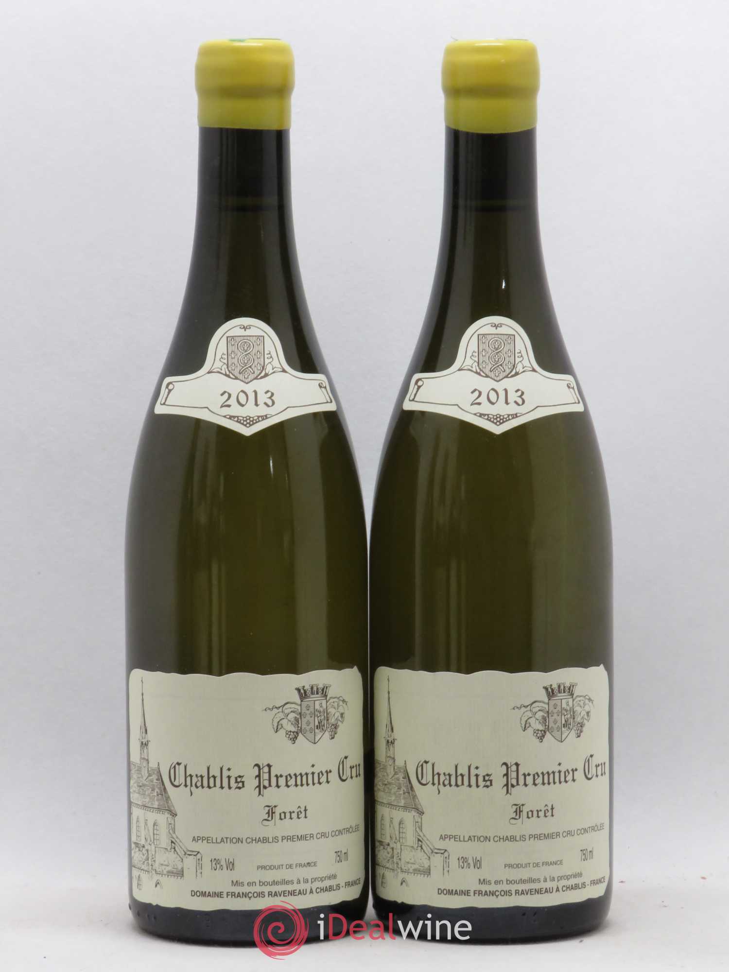 Chablis 1er Cru Forêt Raveneau (Domaine) 2013 - Lot de 2 bouteilles - 0