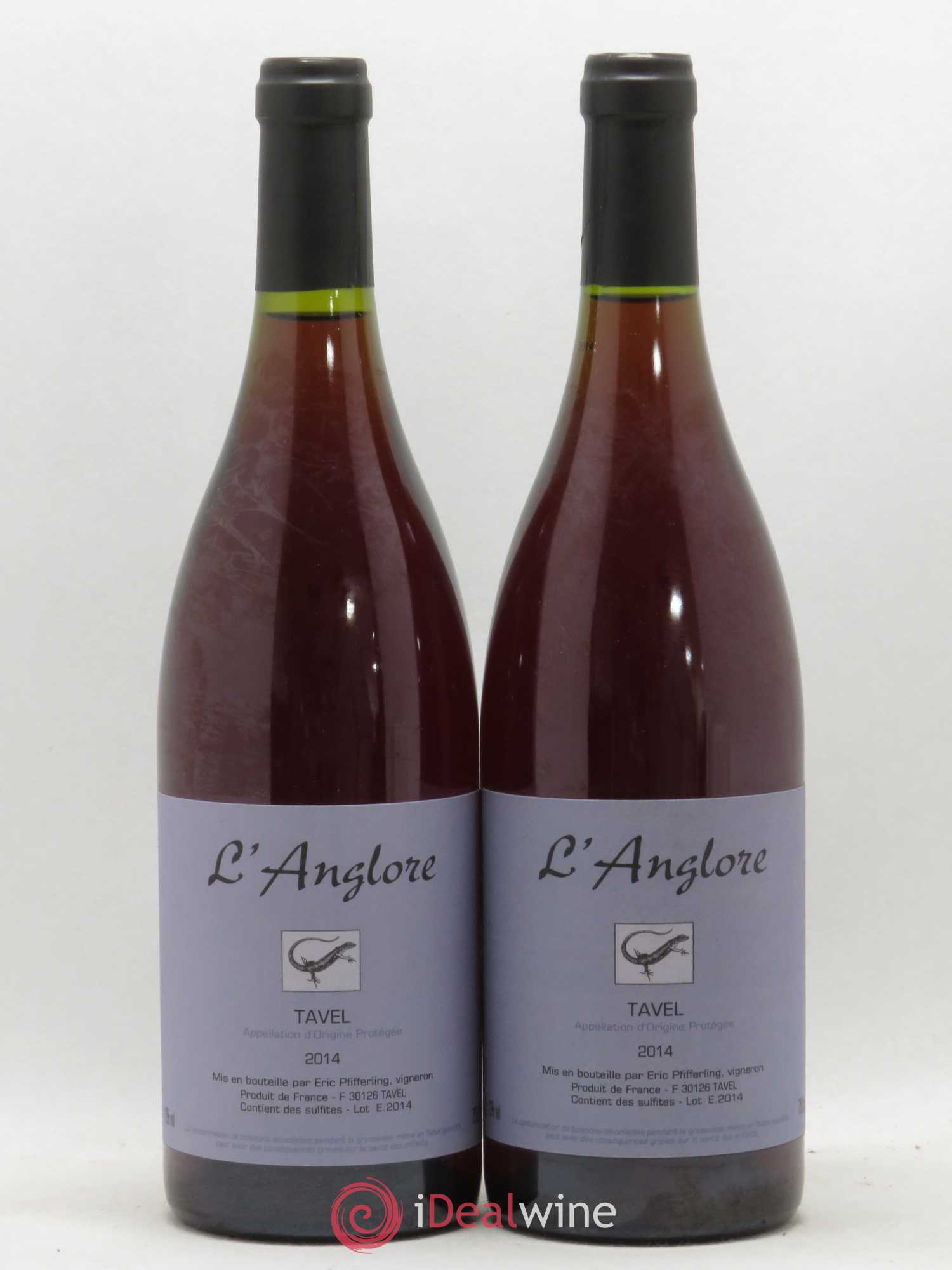 Tavel L'Anglore 2014 - Posten von 2 Flaschen - 0